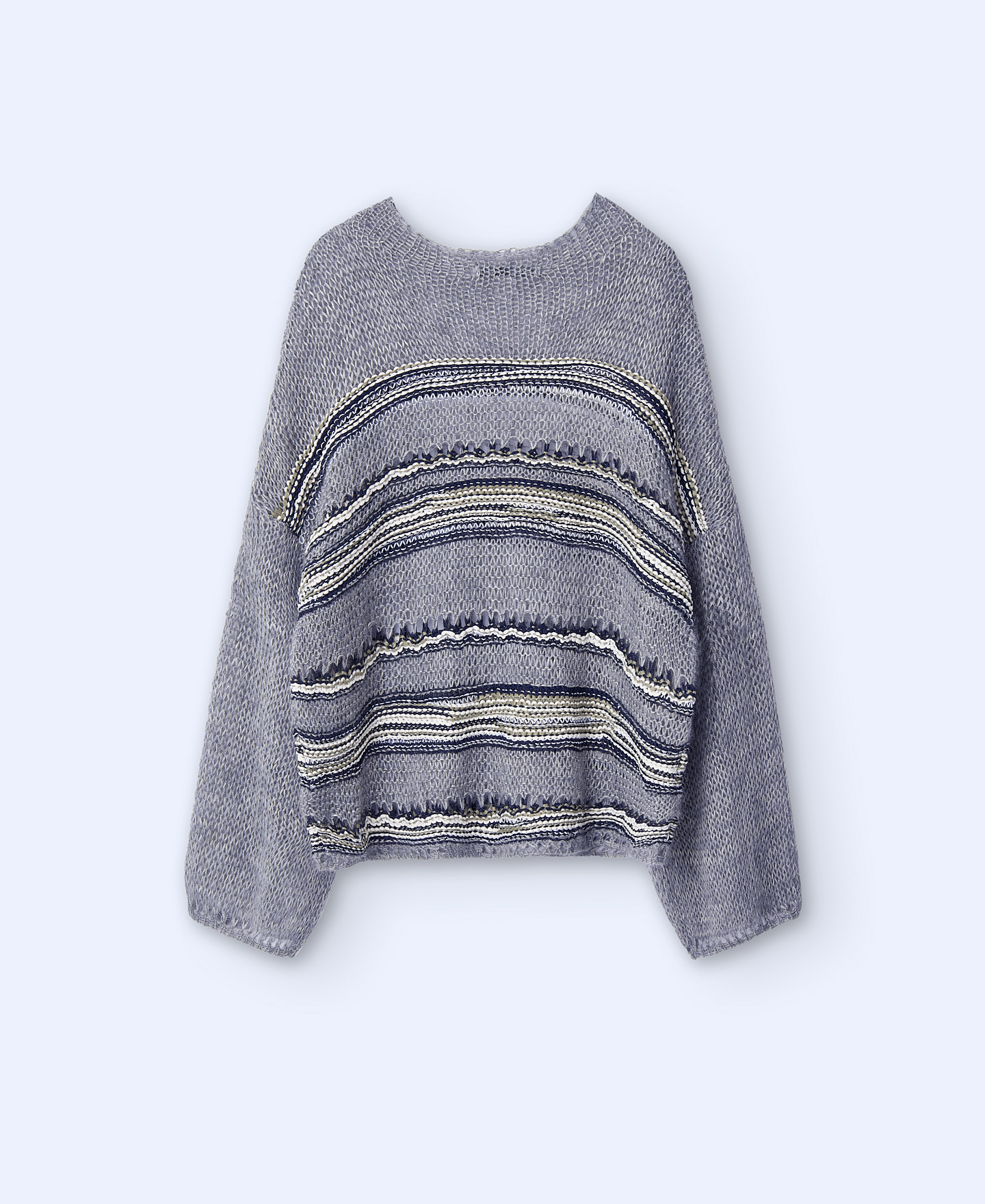 Jersey jacquard oversize image number 3