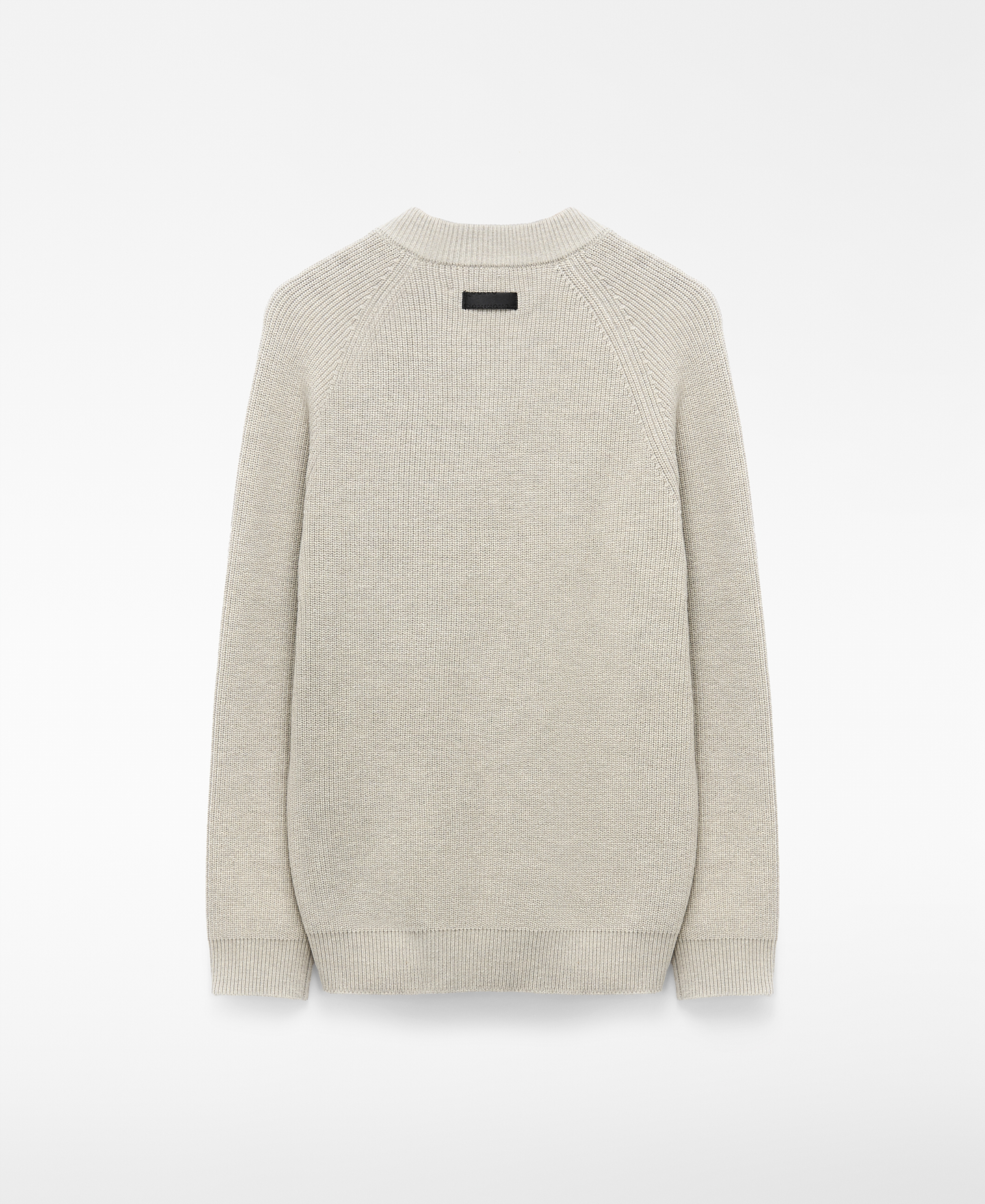 Knit cross-over V-neck sweater image number 1