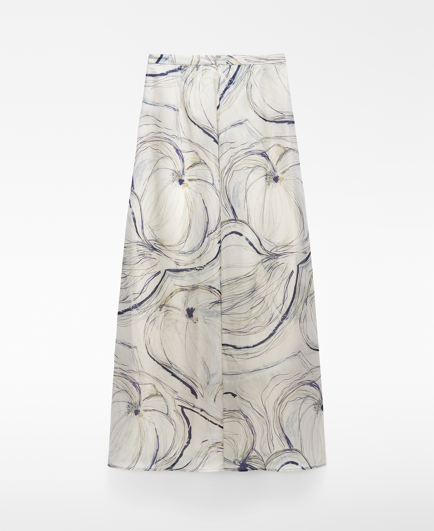 Maxi printed skirt image number 5