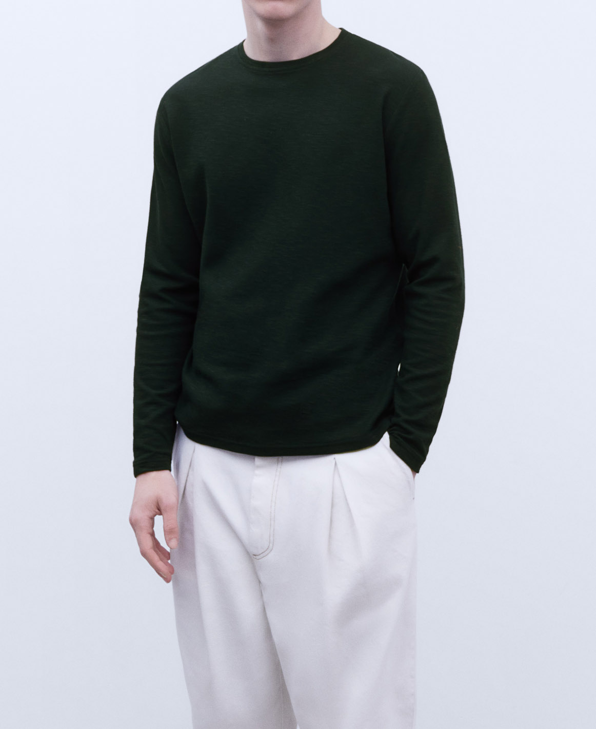 Cotton long sleeve t-shirt image number 0