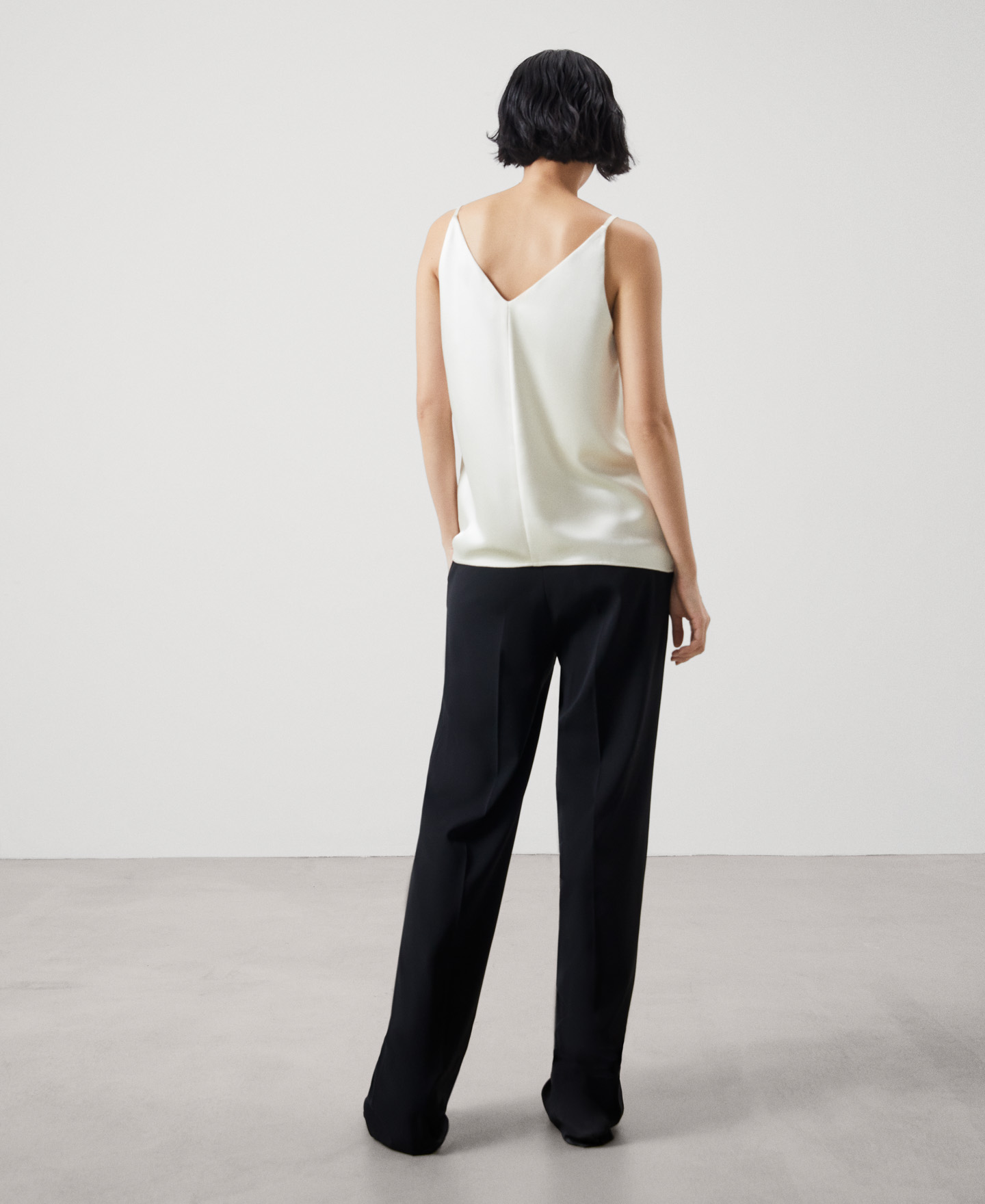 V-neck top with straps image number 2