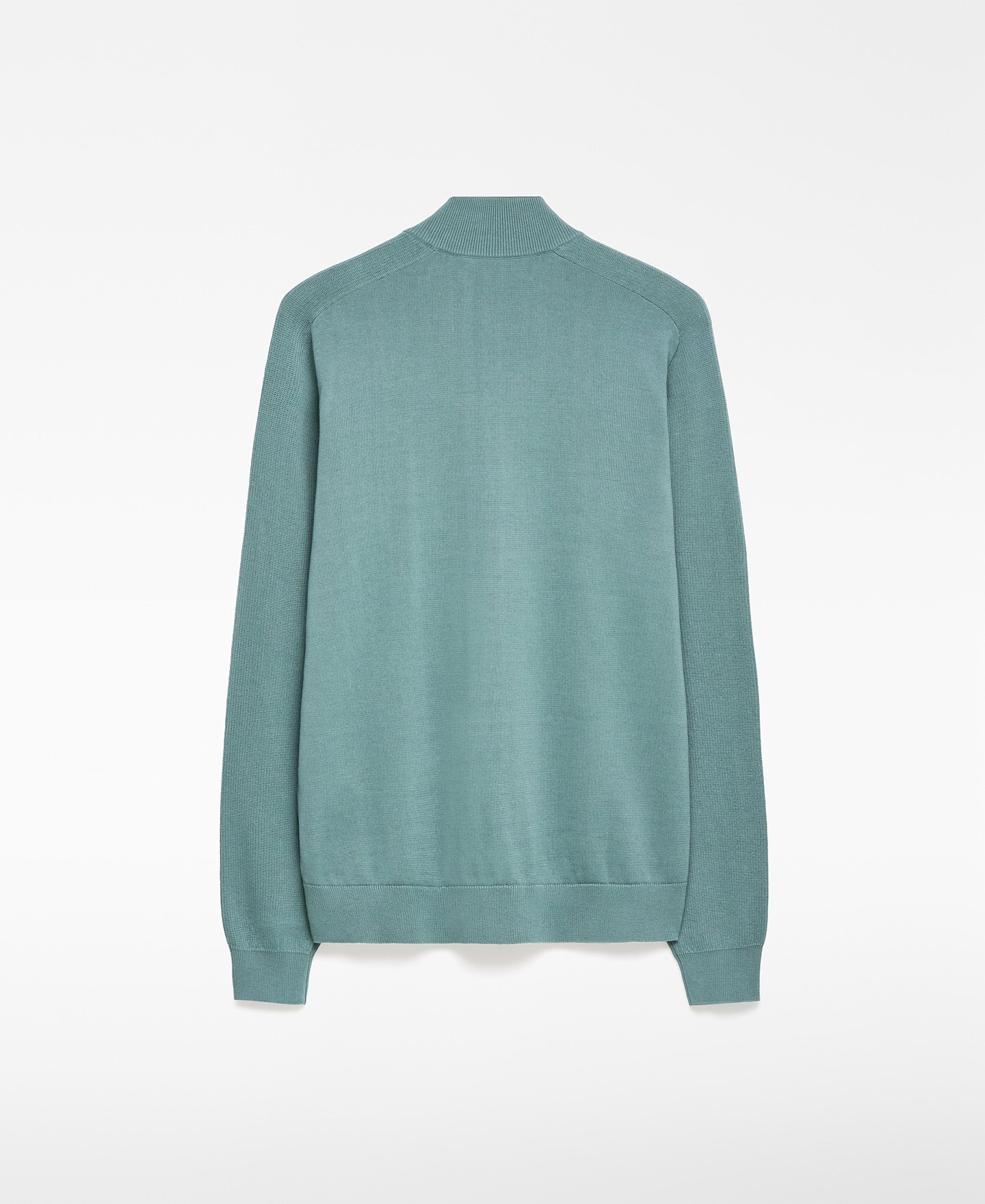 Knit cardigan with zipper closure man image number 5