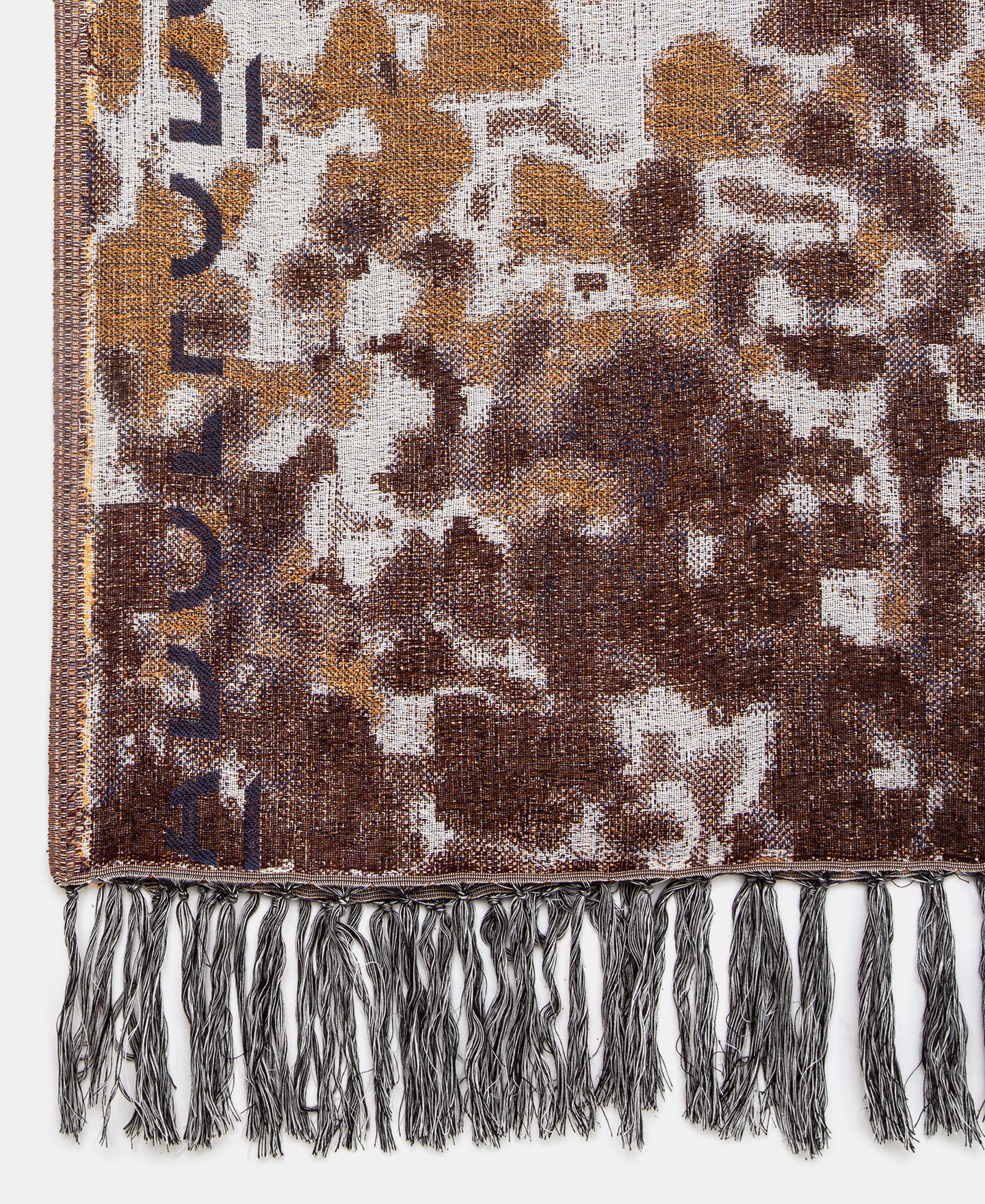 Jacquard floral print shawl image number 1