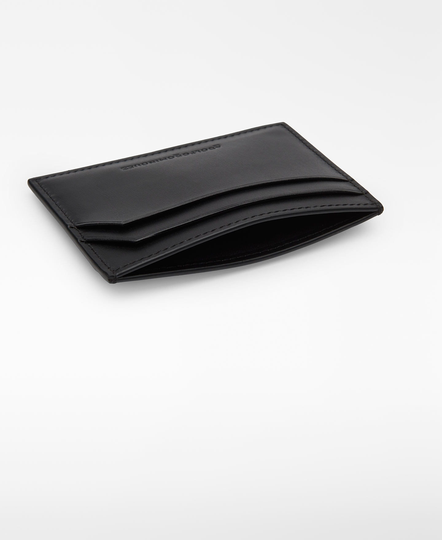 Braided leather card holder image number 1