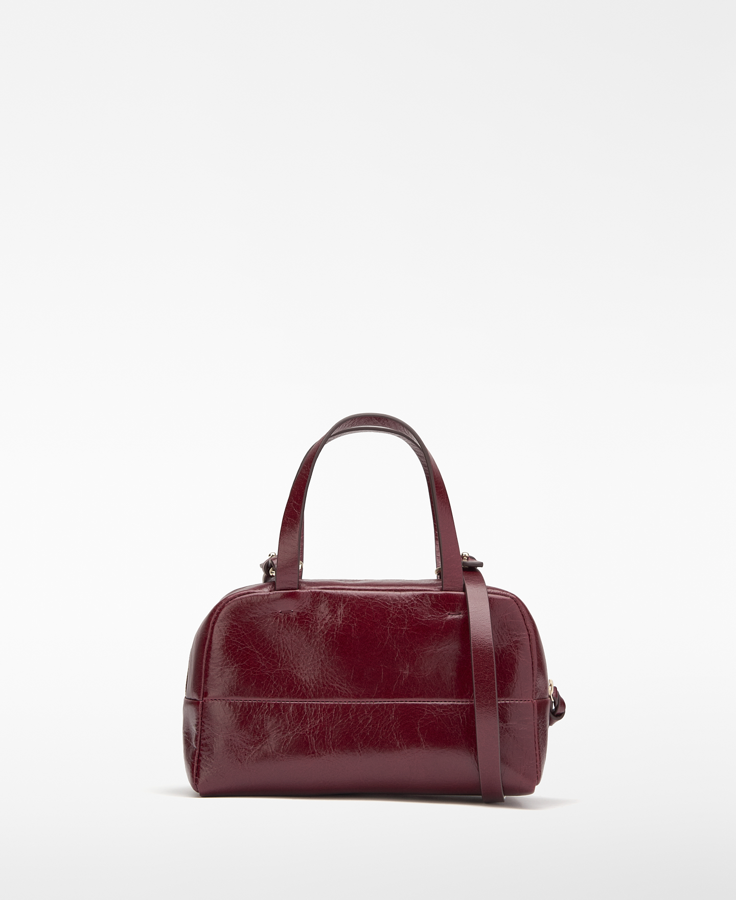 Ori&oacute;n leather mini bowling bag image number 1