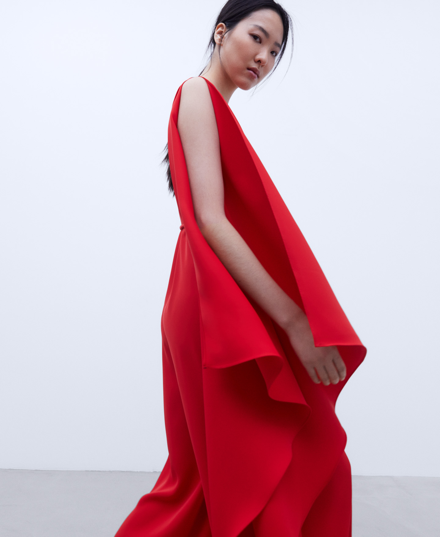Cocktail asymmetrical jumpsuit image number 0
