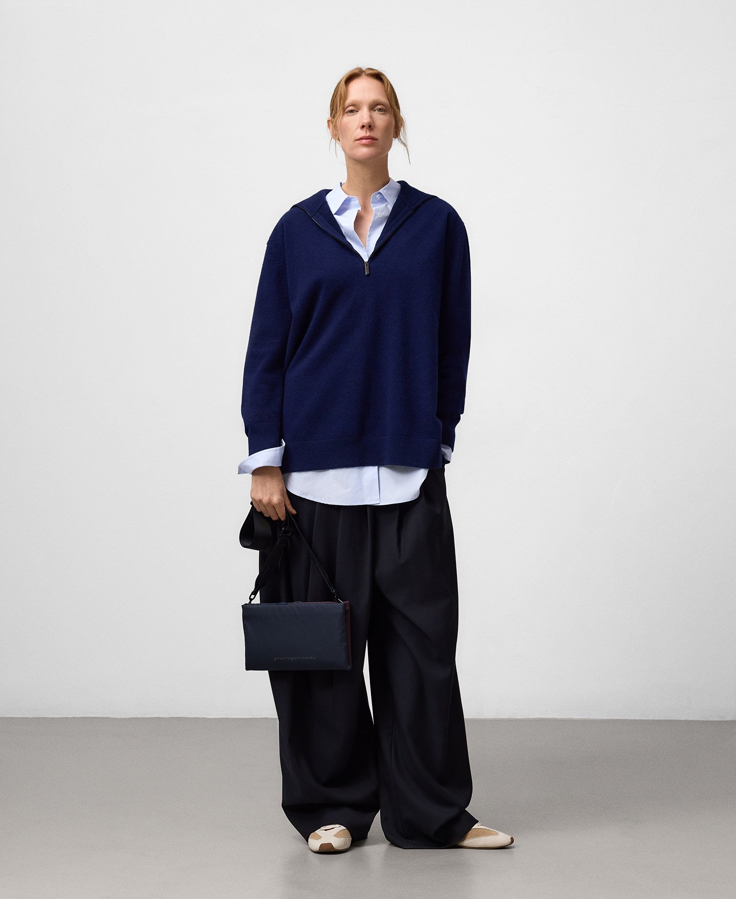 Nylon two-tone small crossbody woman image number 4