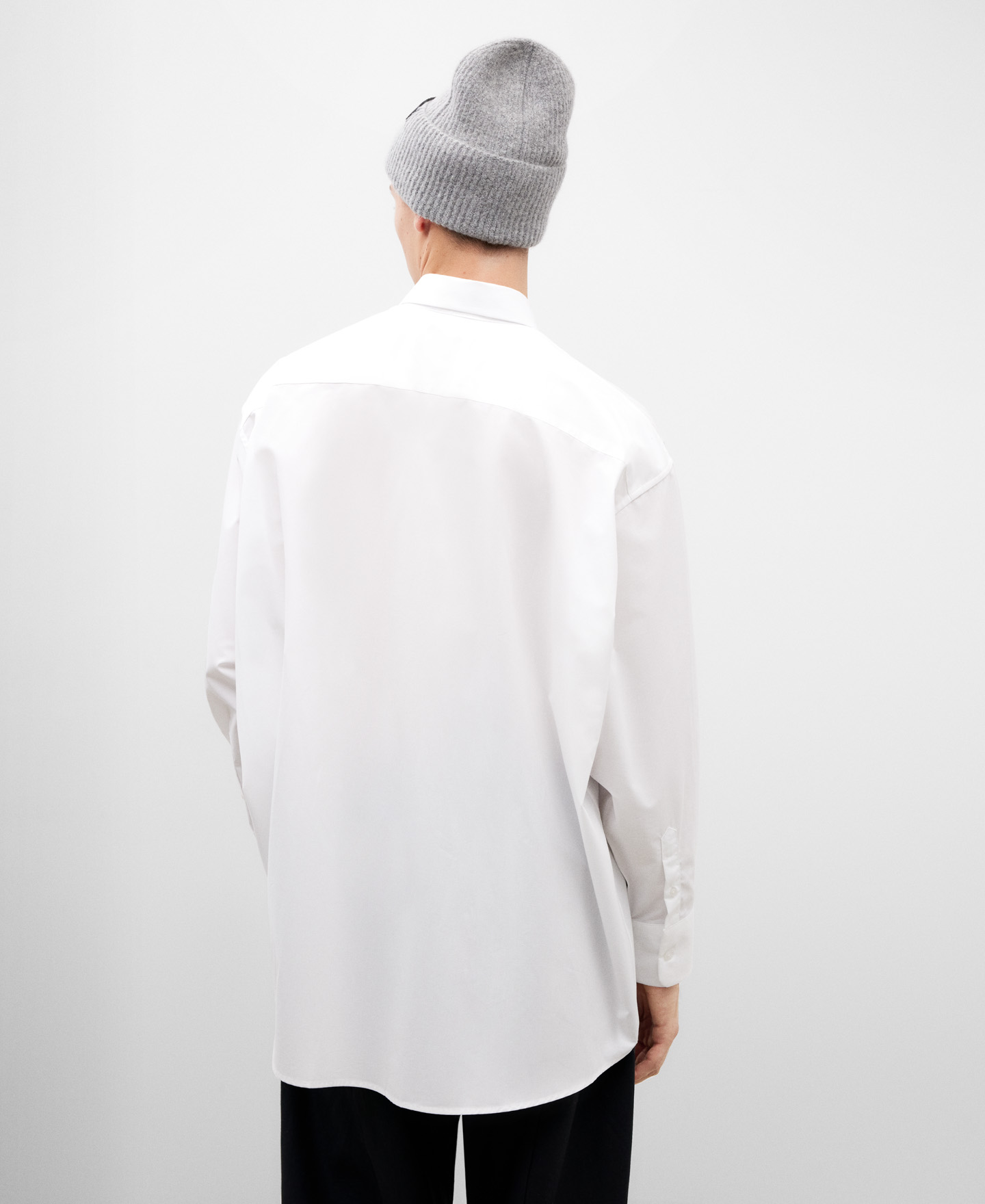 Chemise blanche oversize en coton image number 2