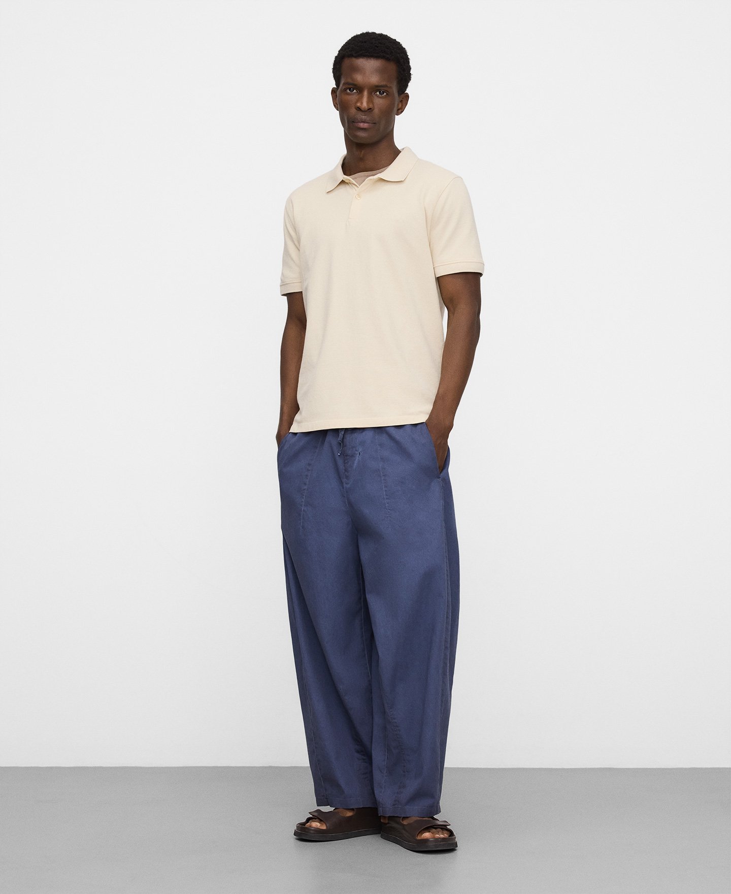 Regular fit organic cotton piqu&eacute; polo image number 1