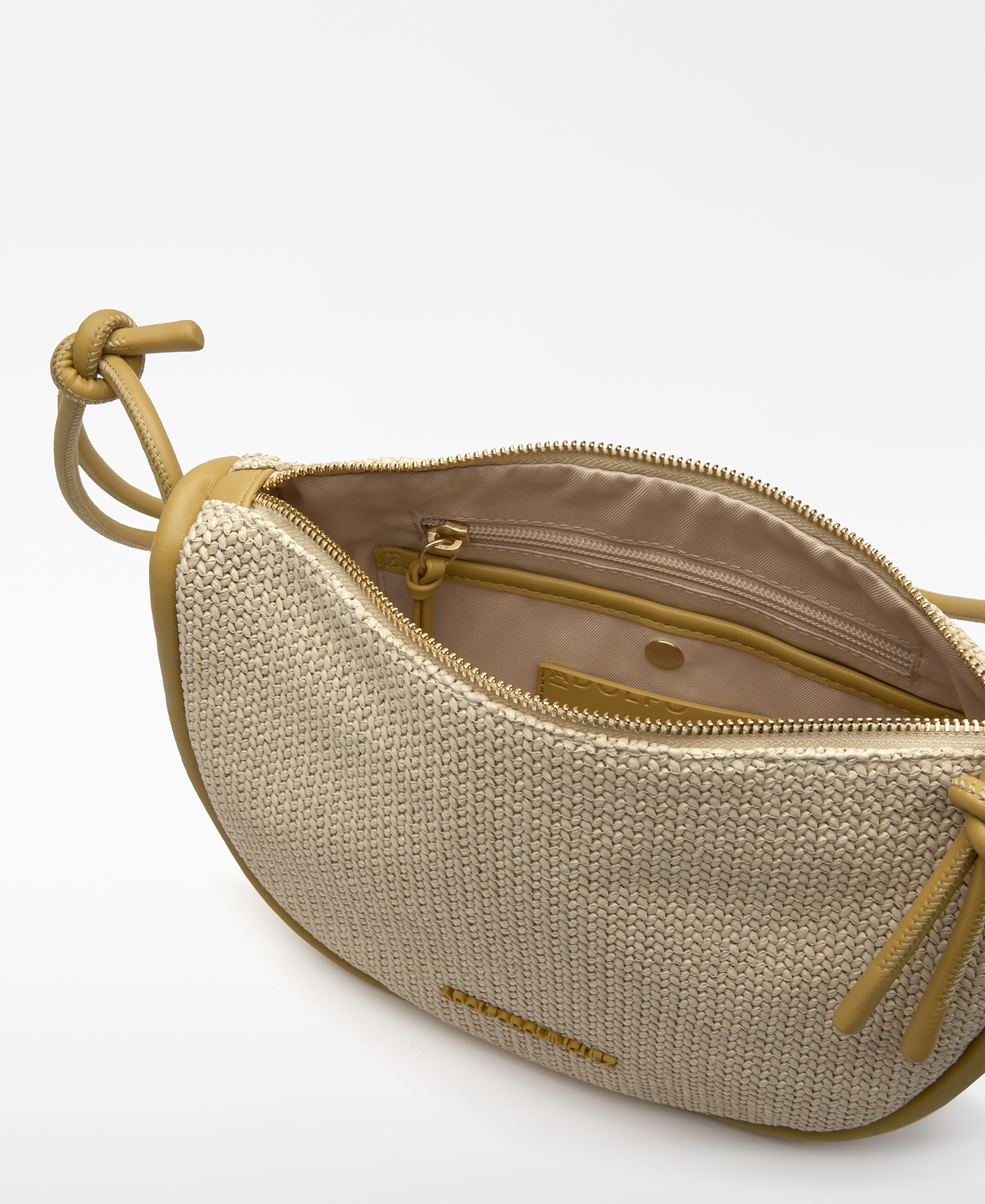 Luna raffia-textured crossbody woman image number 3