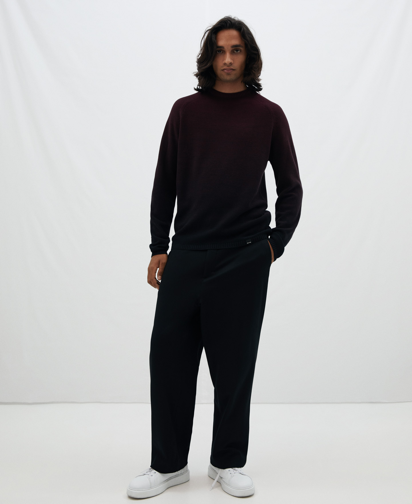 Gradient organic cotton sweater image number 1