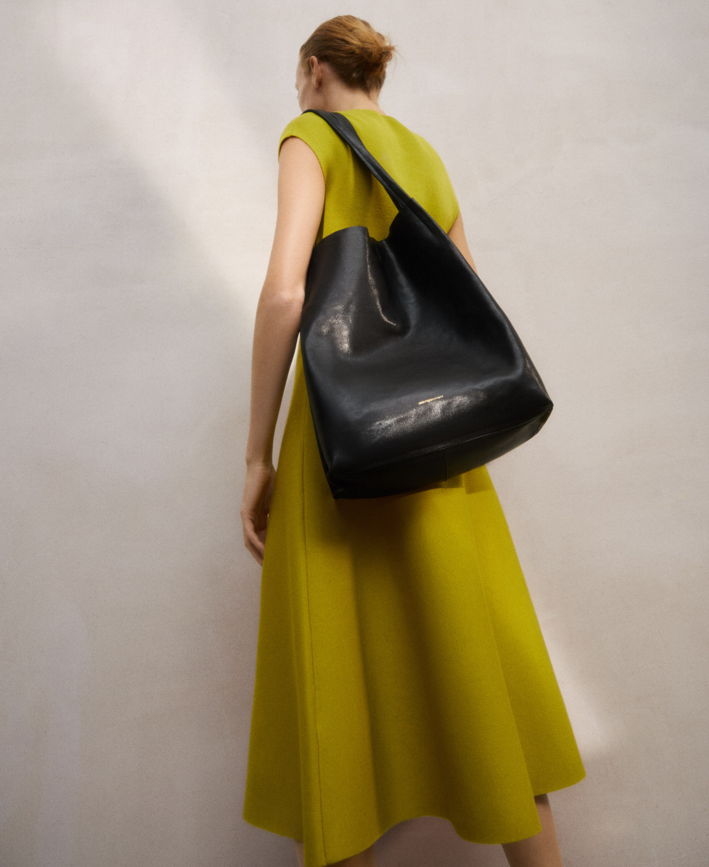 Crew neckline dress image number 1