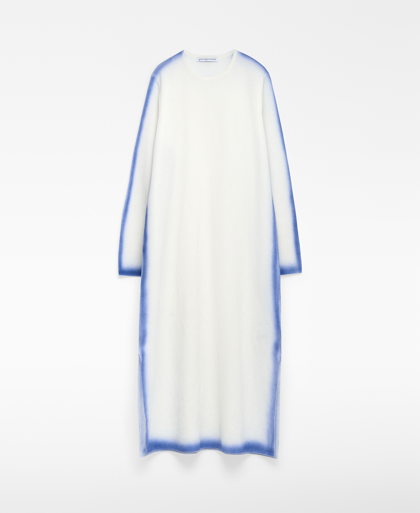 Vestido punto efecto spray mujer image number 4
