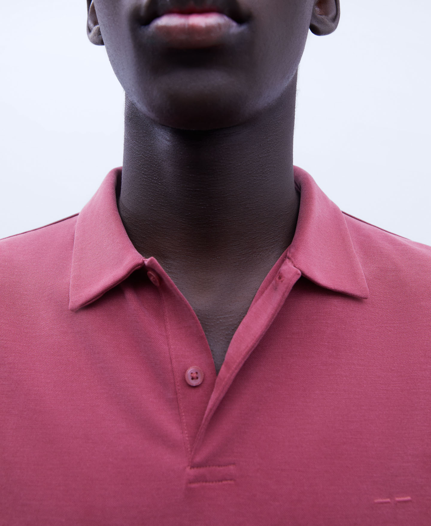 Modal two button polo shirt image number 0