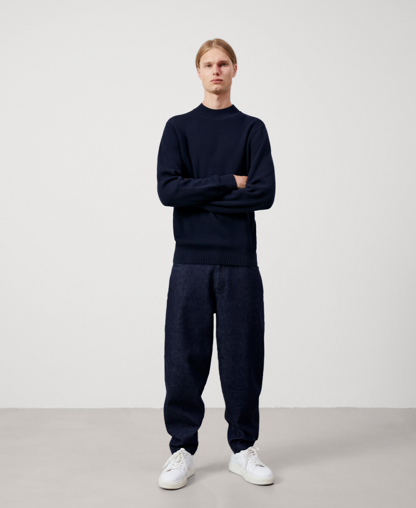 Cotton perkins collar jumper image number 1