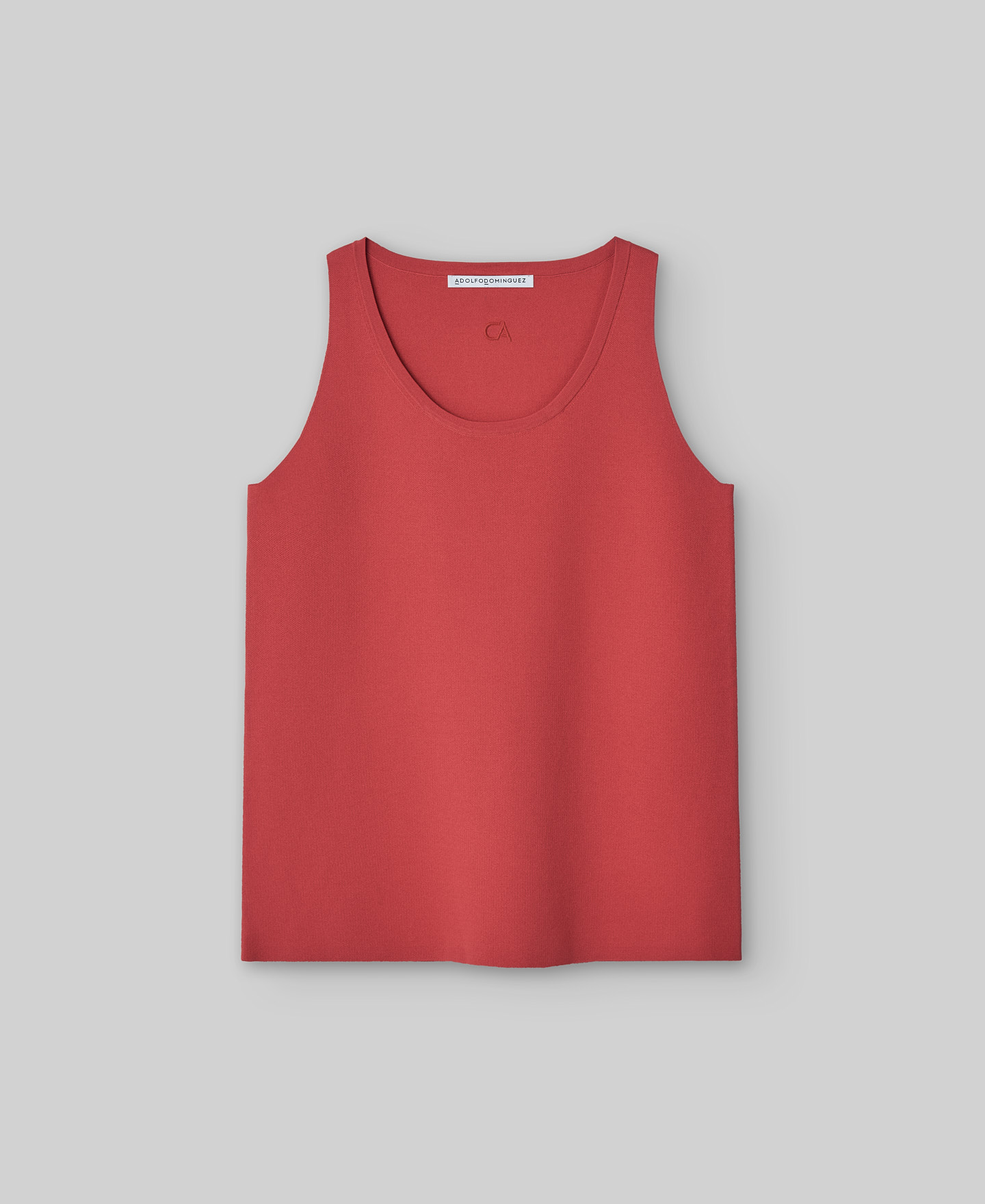 Sleeveless knit top woman image number 4