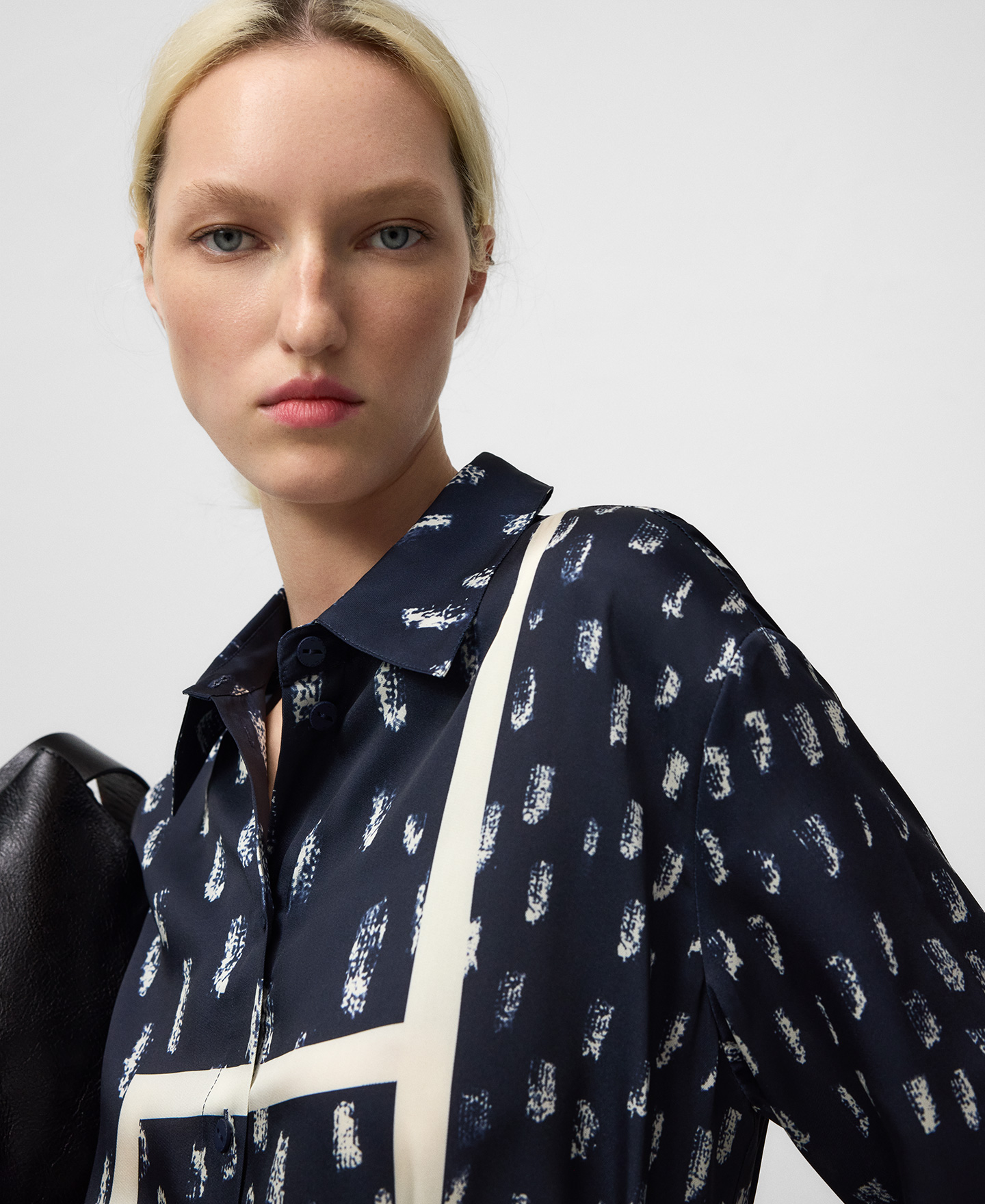 プリントシャツワンピース image number 3