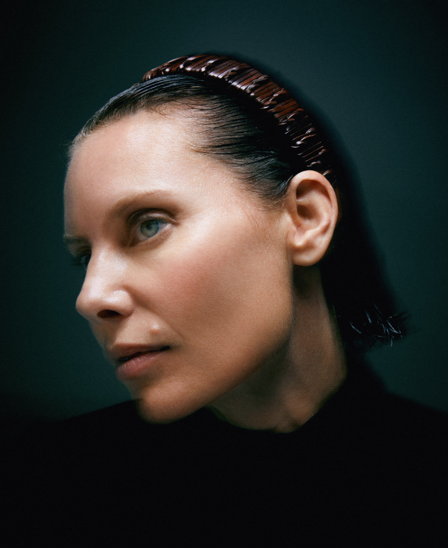 Braided leather headband image number 3