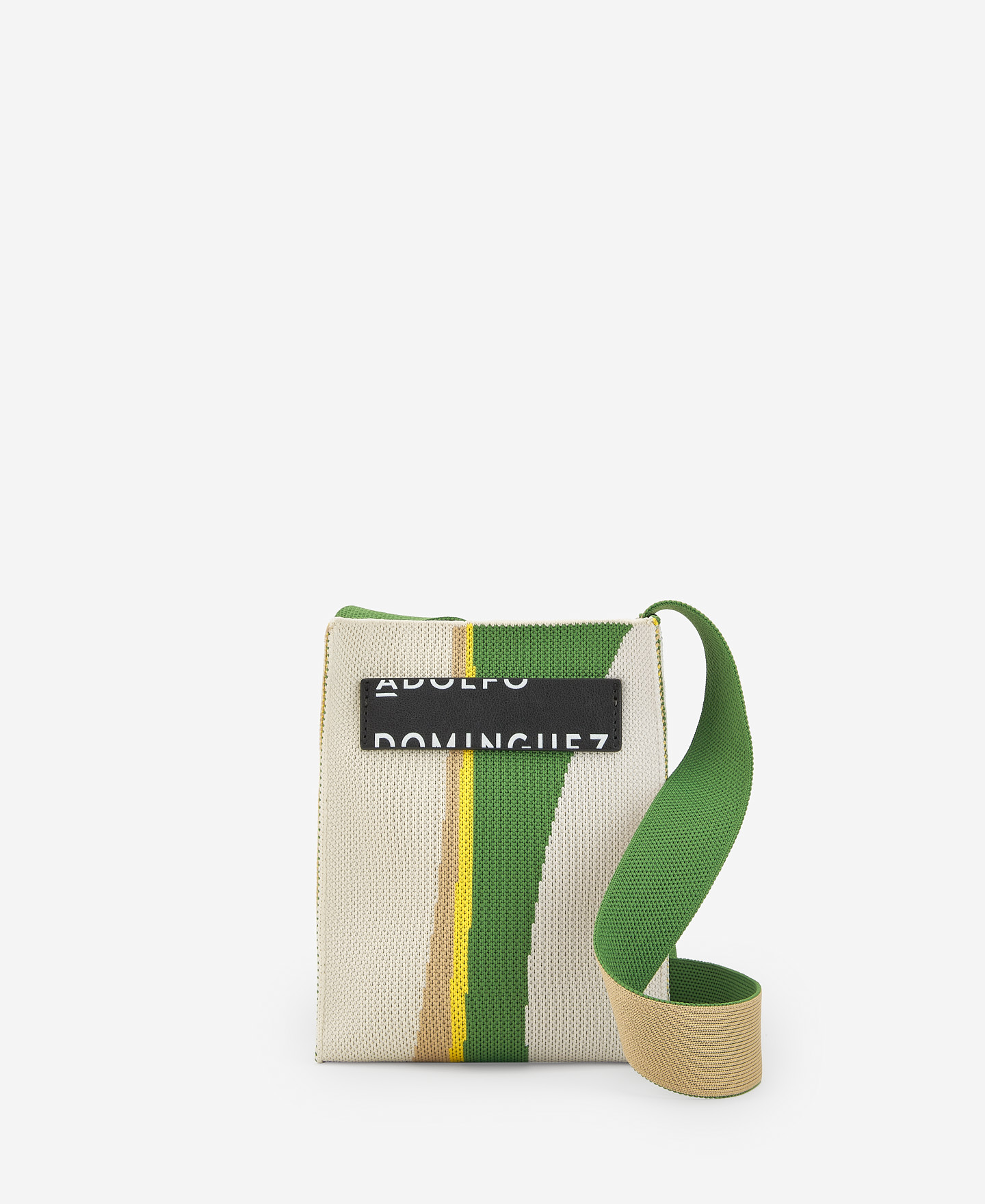 Printed knit mini shoulder bag image number 0