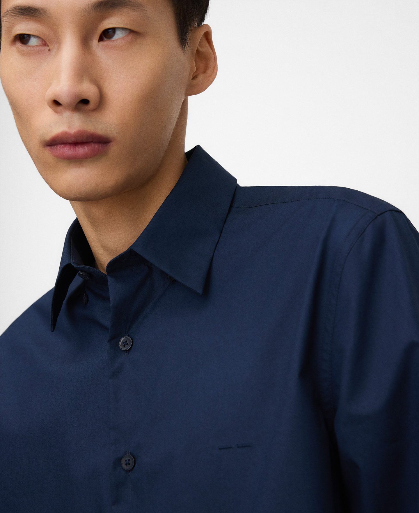 Camisa regular fit algod&oacute;n org&aacute;nico image number 3