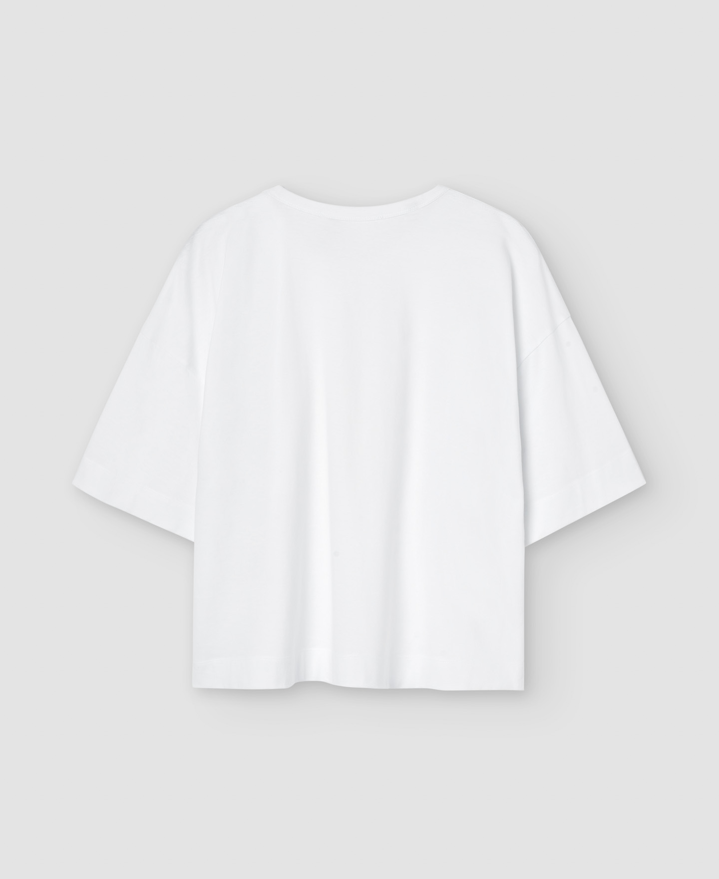 Straight line organic cotton T-shirt image number 5