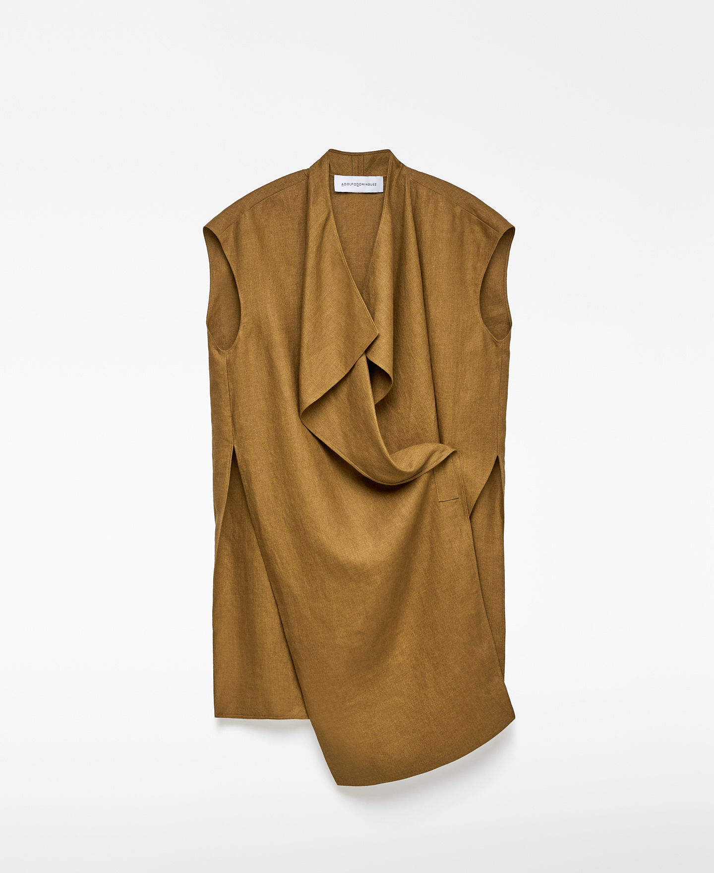 Hemp asymmetrical top woman image number 6