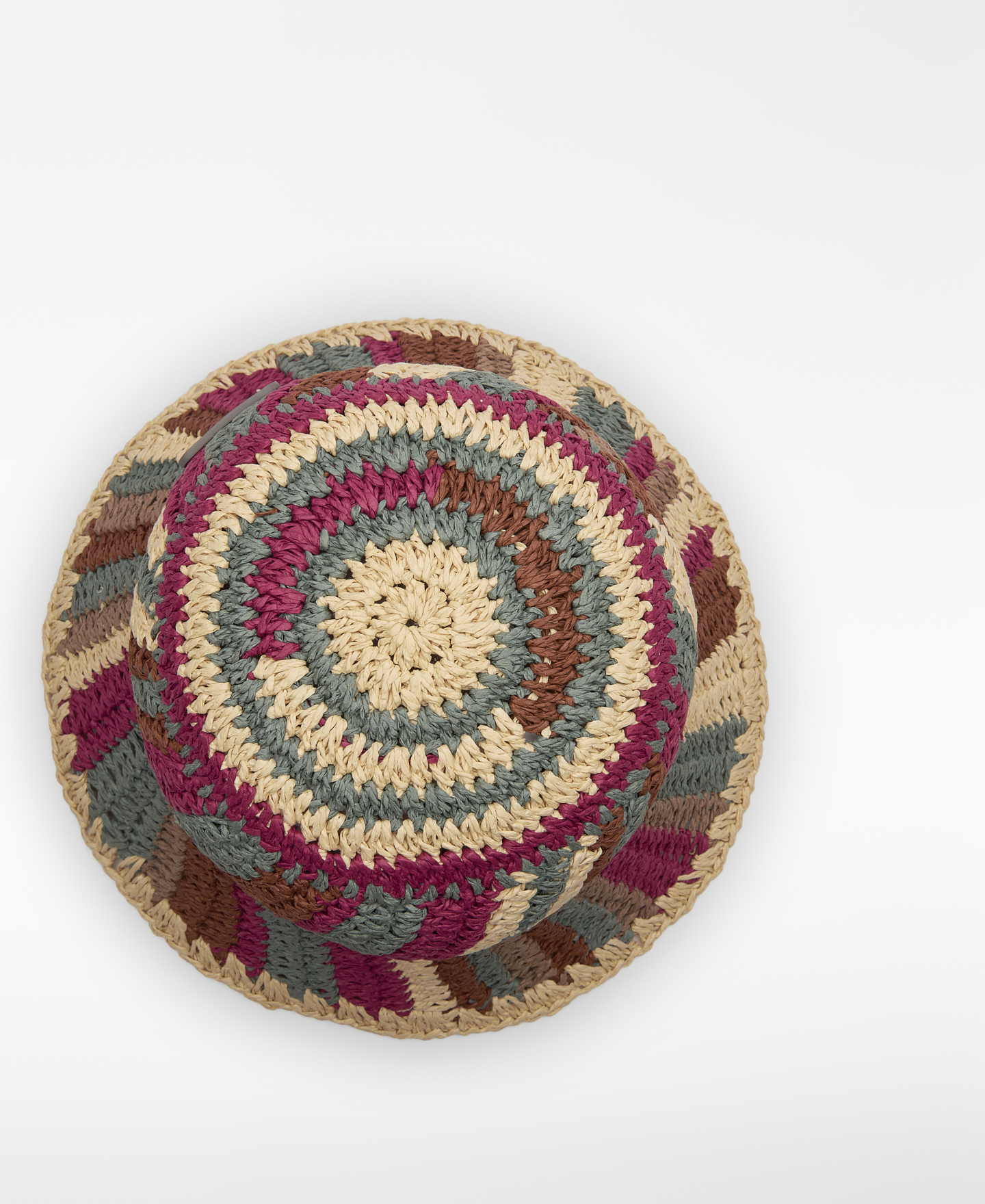 Sombrero bucket multicolor papel image number 2