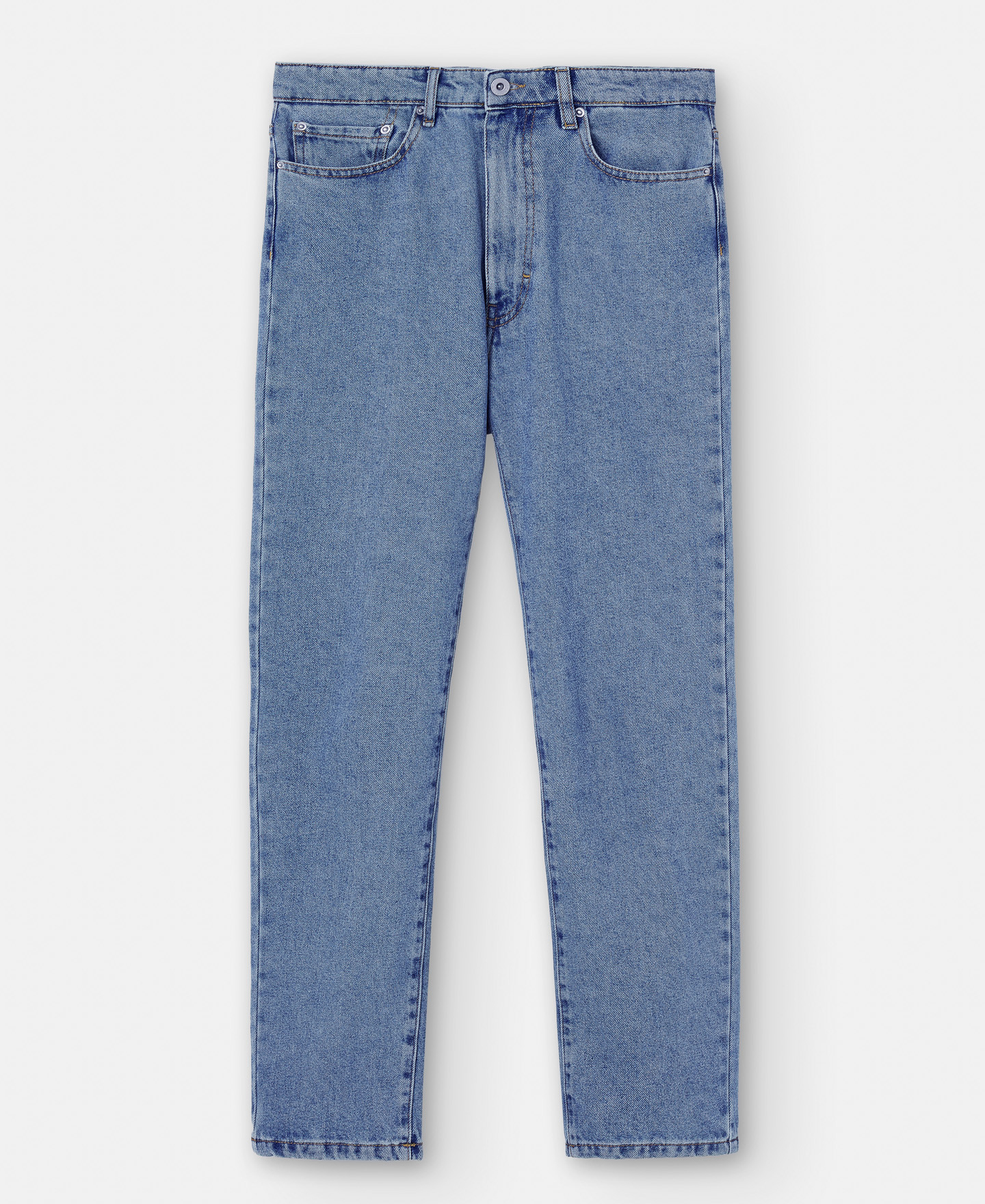 Recycled cotton denim jeans image number 4