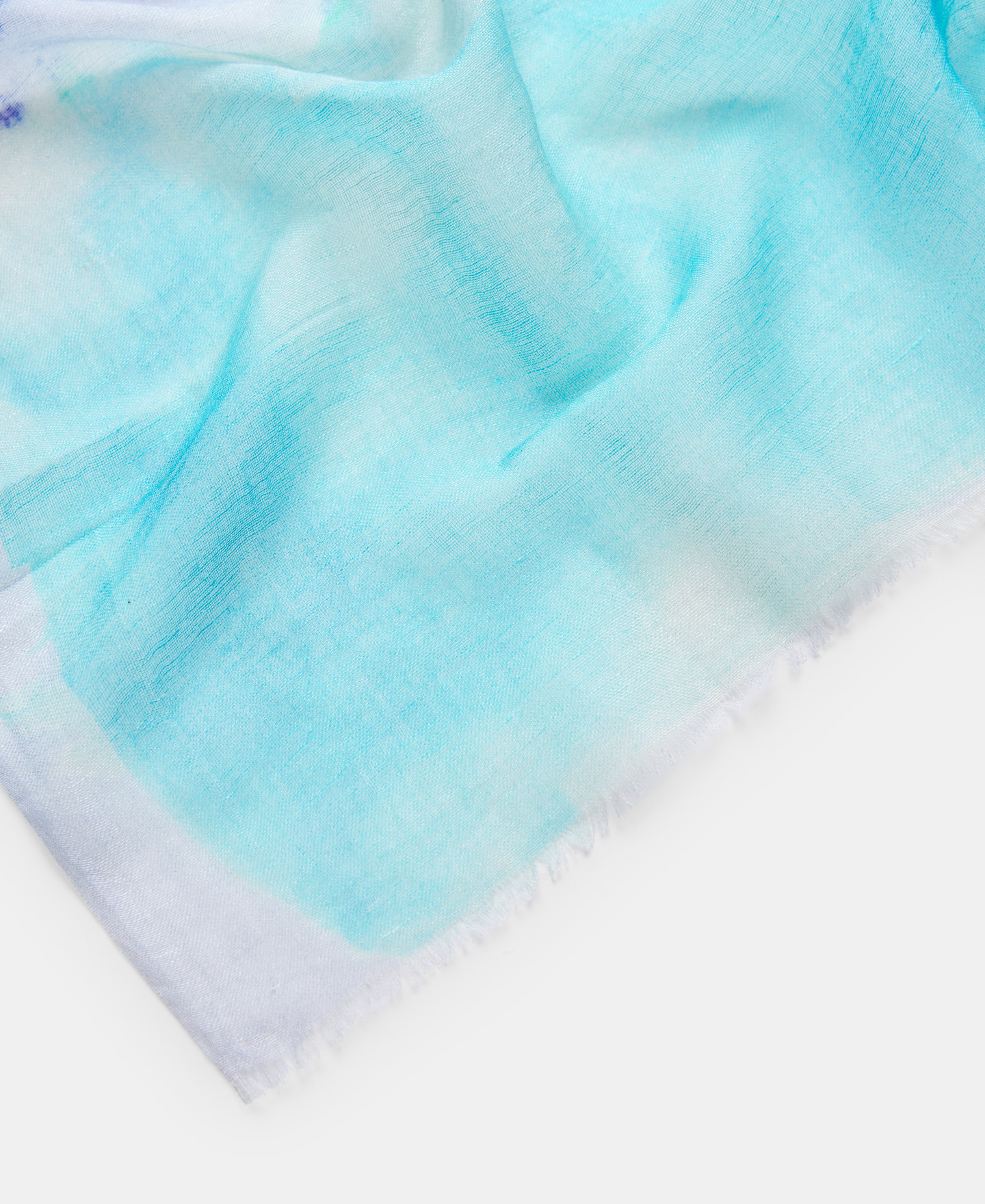 Printed linen and cotton shawl image number 2