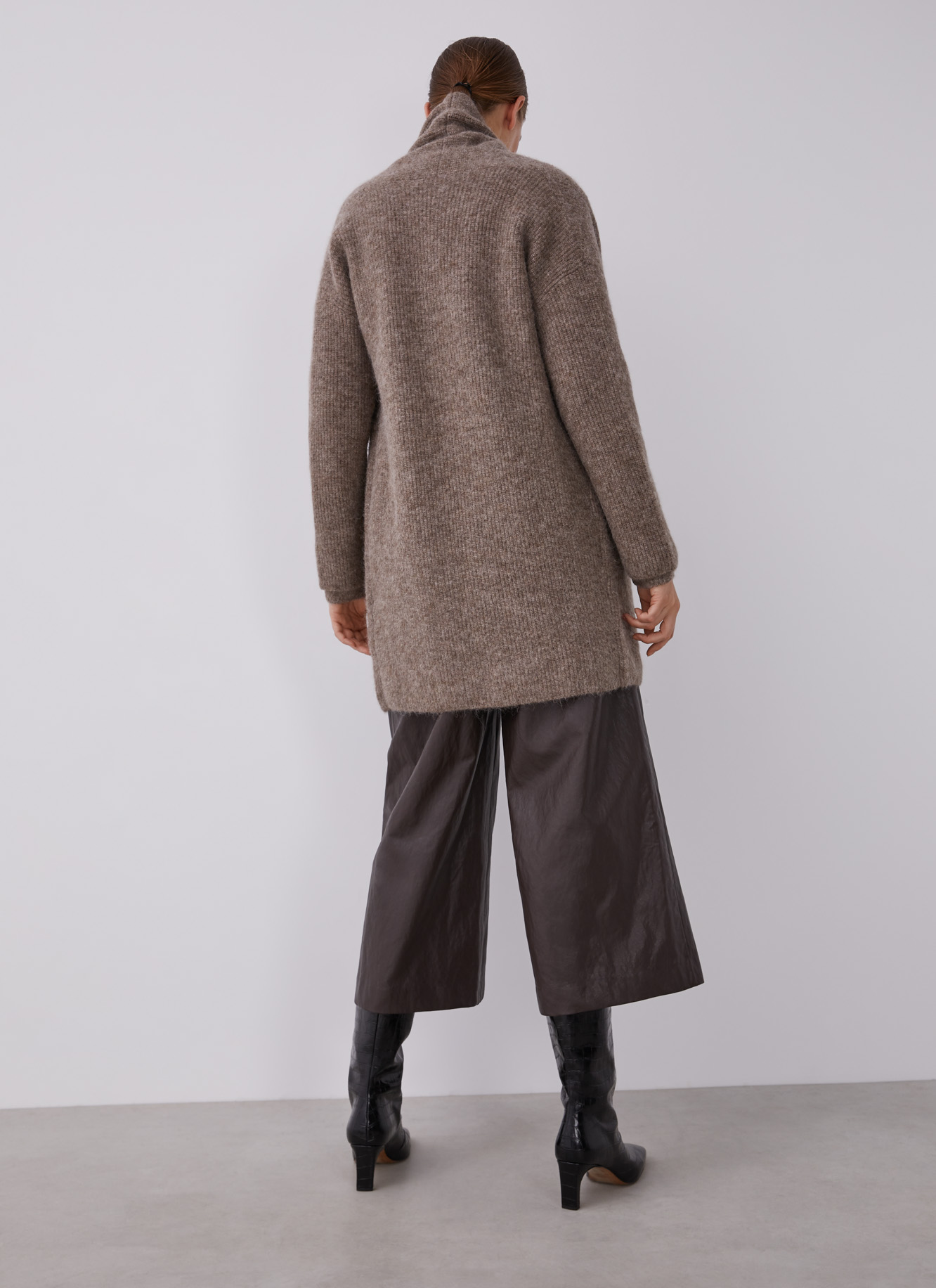 Oversized alpaca jacket image number 1