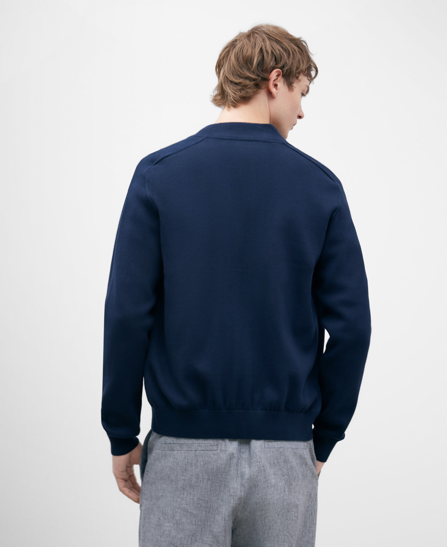 Cárdigan en algodón hombre image number 2