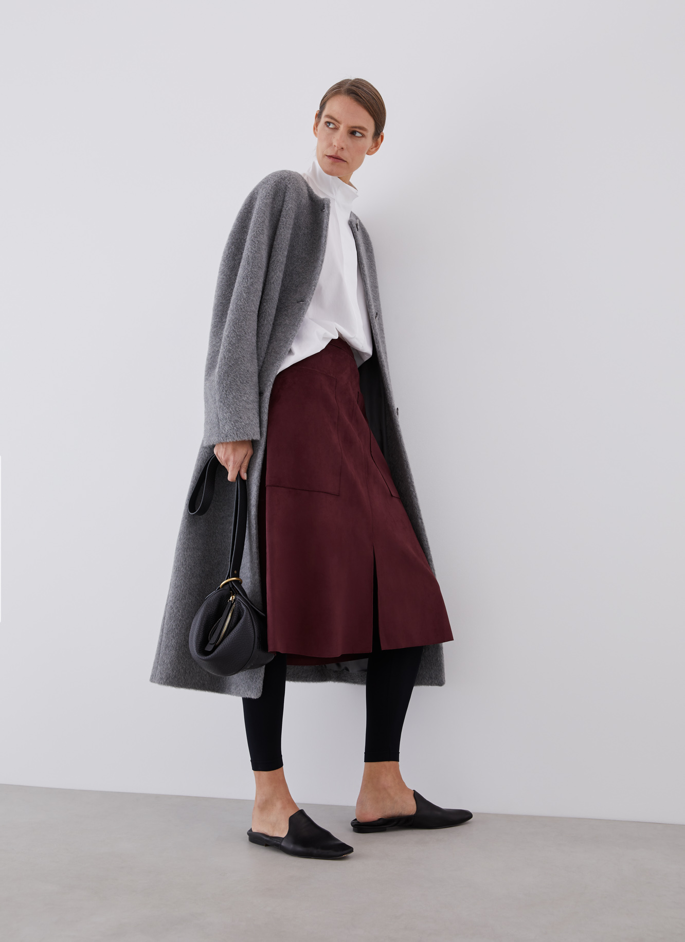Texture skin midi skirt image number 5