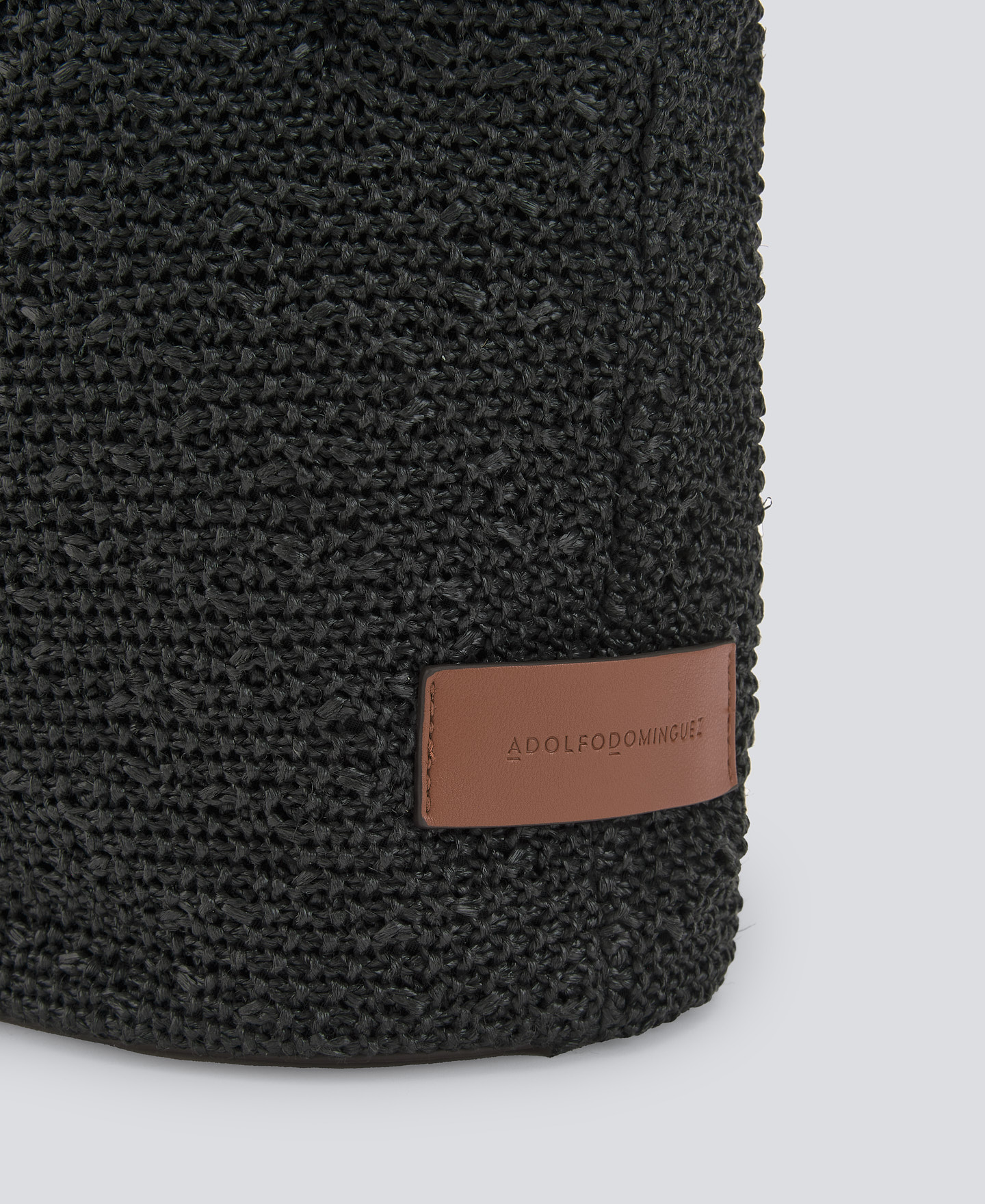 Textured braided medium bag woman image number 2