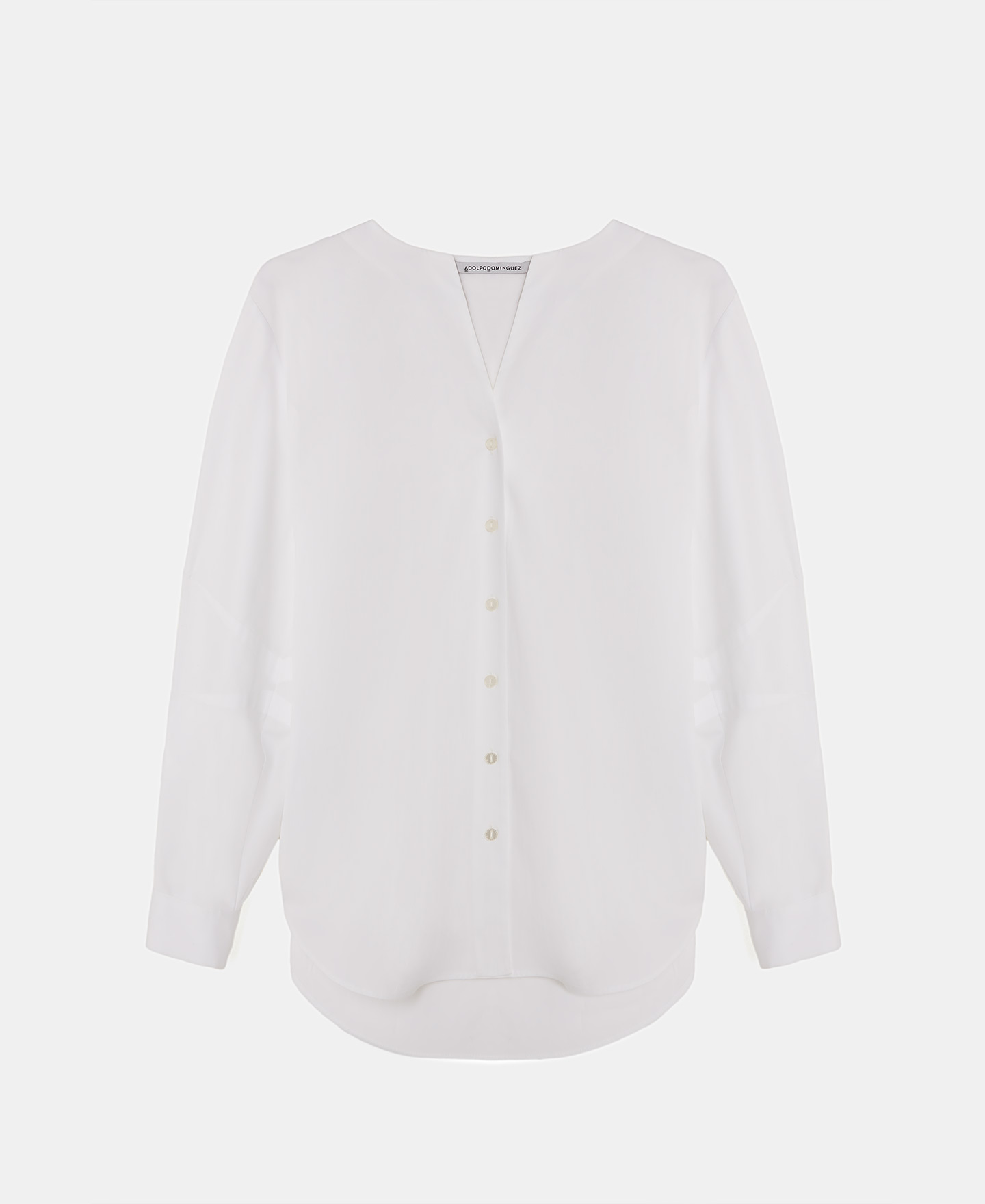 Oversized shirt with abullon sleeves image number 4