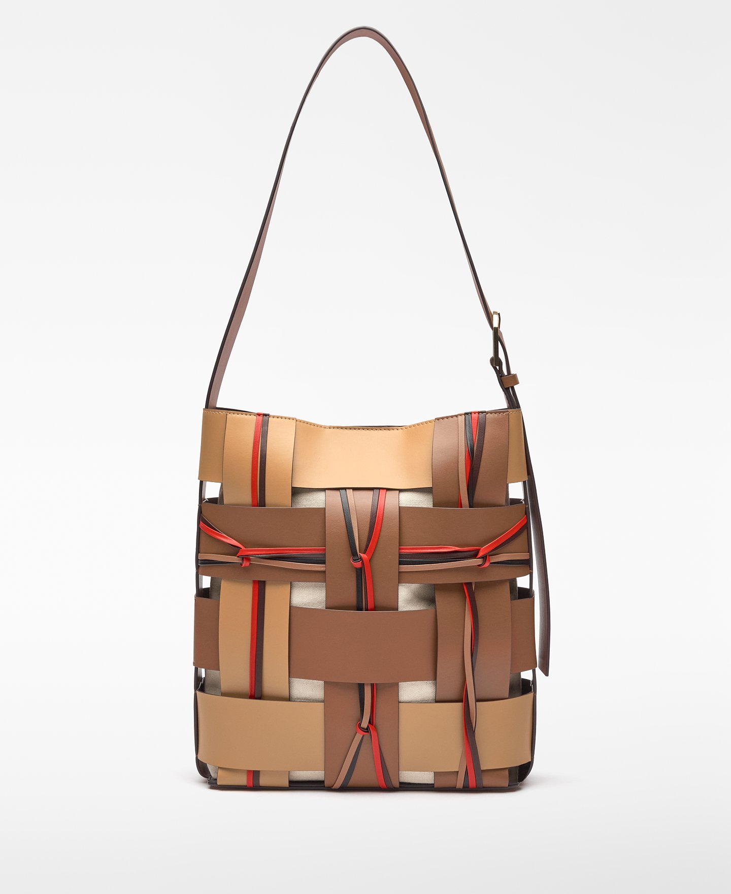 Horizonte double braided hobo bag image number 1