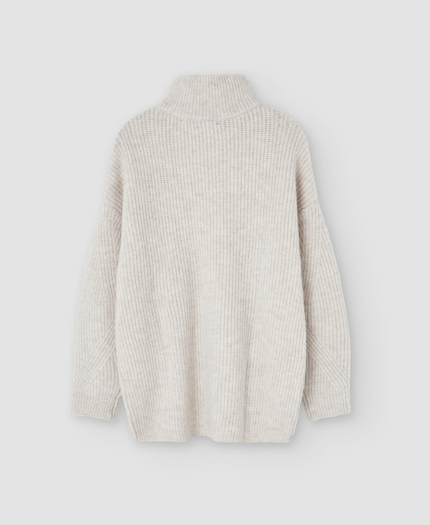 Wool knitted turtleneck sweater image number 5