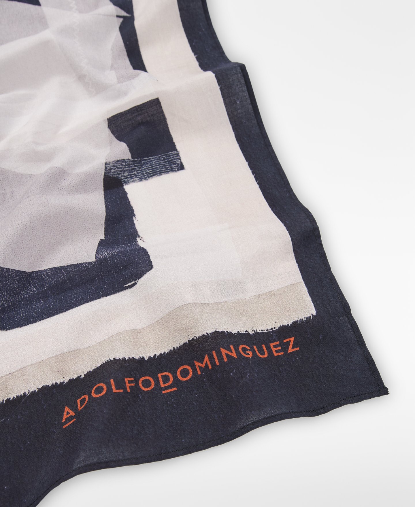 Cotton printed scarf man image number 2