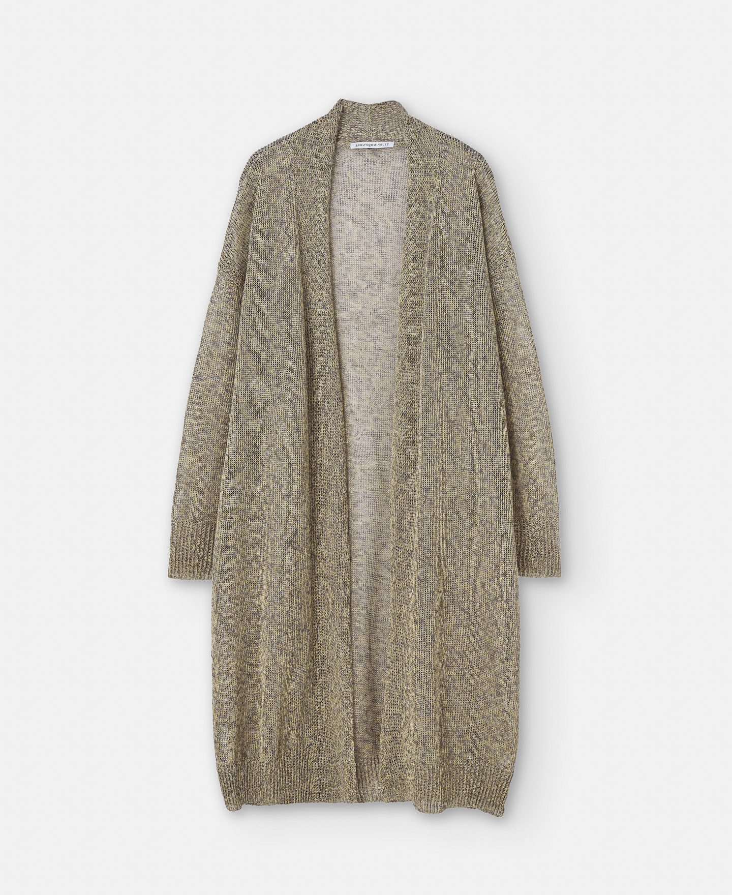 Extra long linen jacket image number 4
