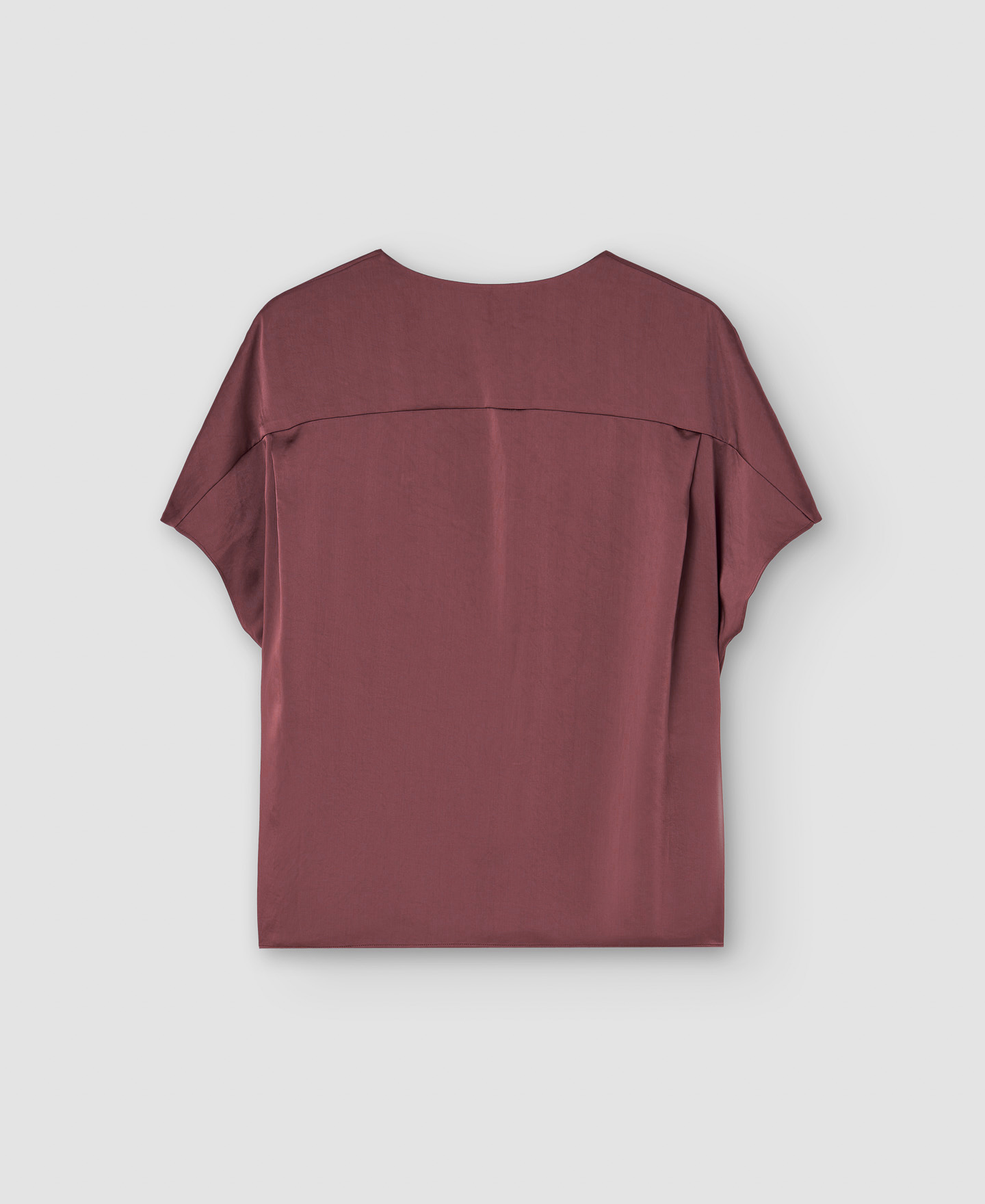 Draped V-neckline blouse image number 5