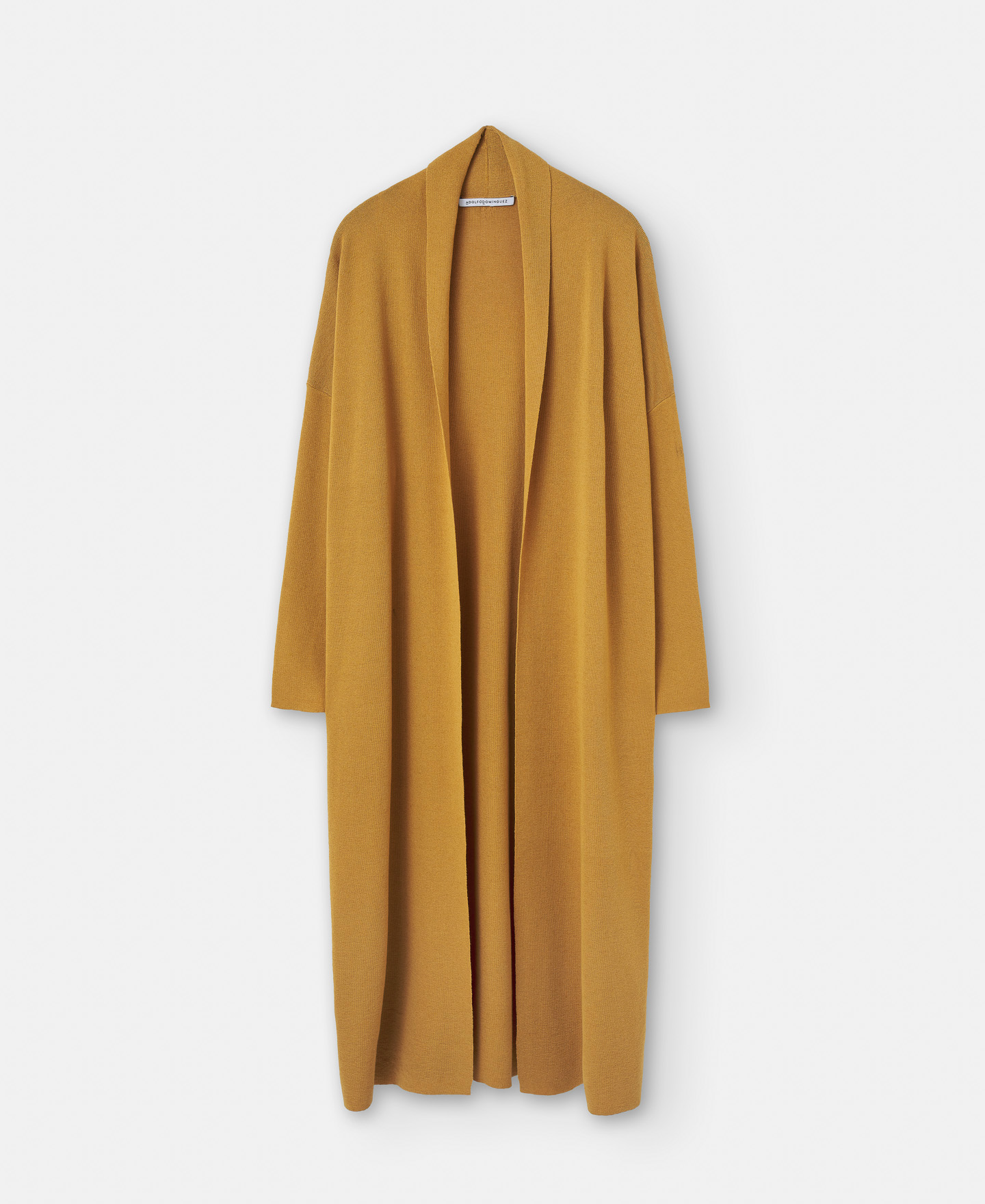 Long rubber knitted jacket image number 4