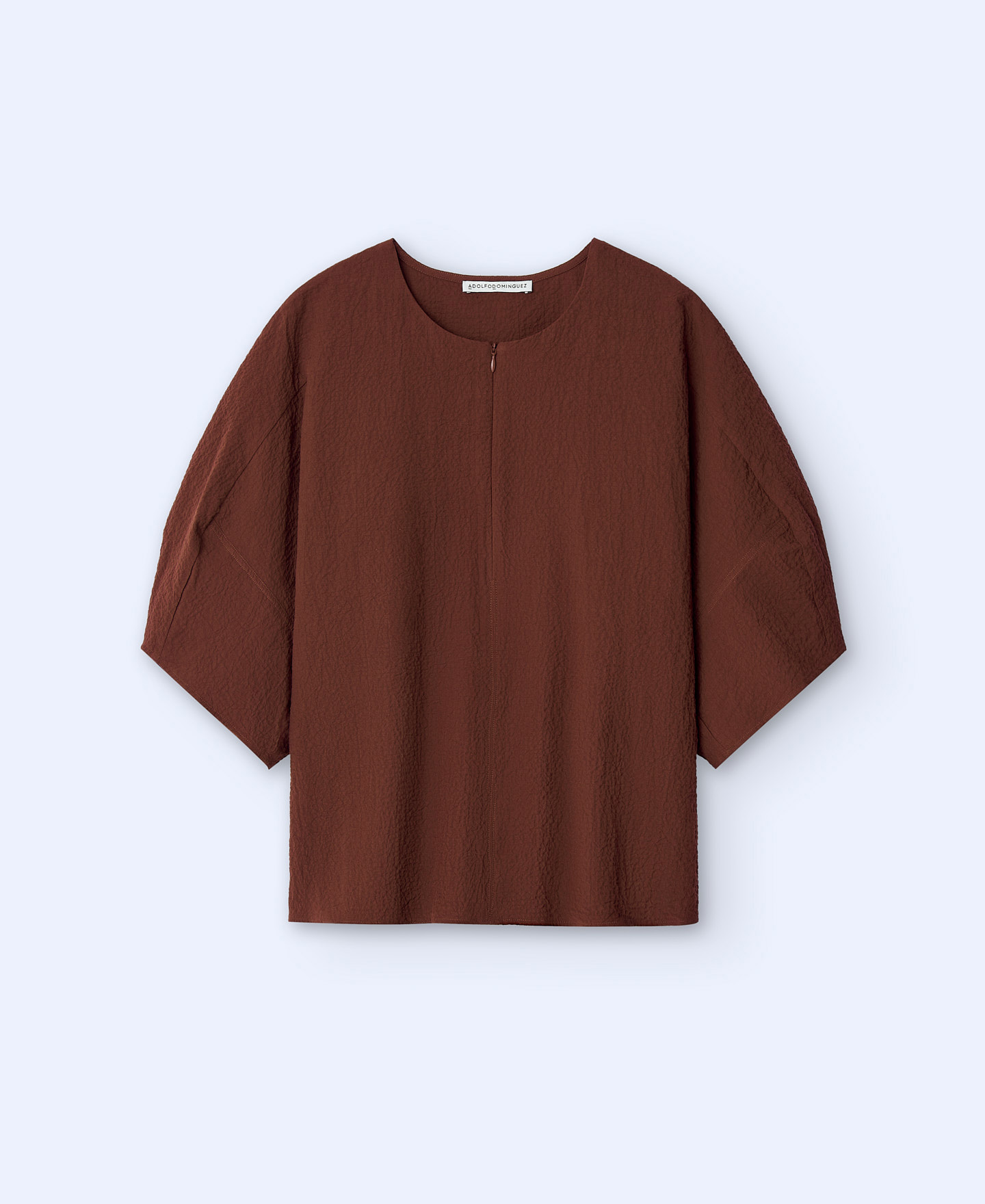Seersucker silhouetted shirt image number 4