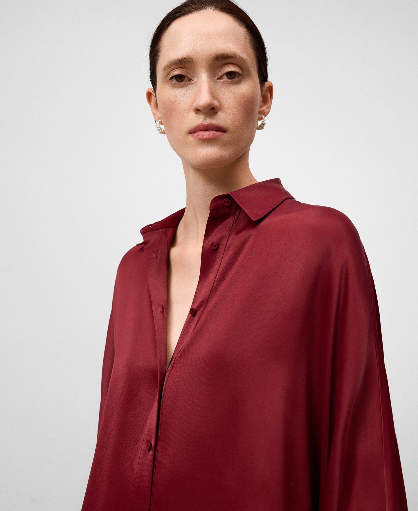 Oversize shirt woman image number 3