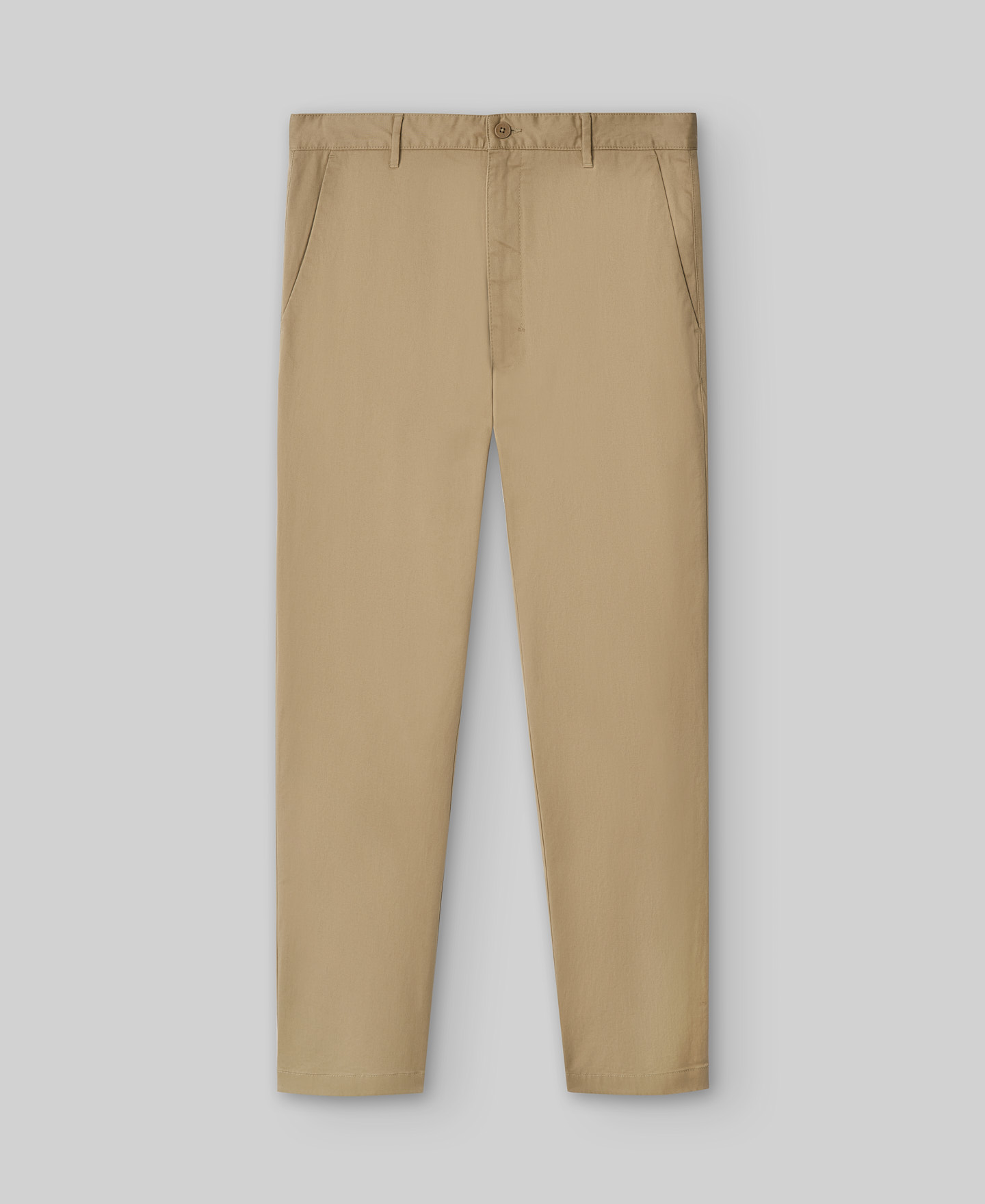 Cotton twill chino trousers man image number 4