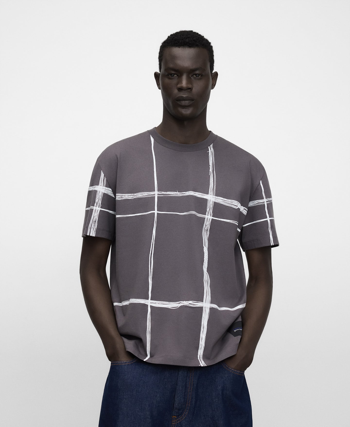 Cotton regular fit printed T-shirt image number 0