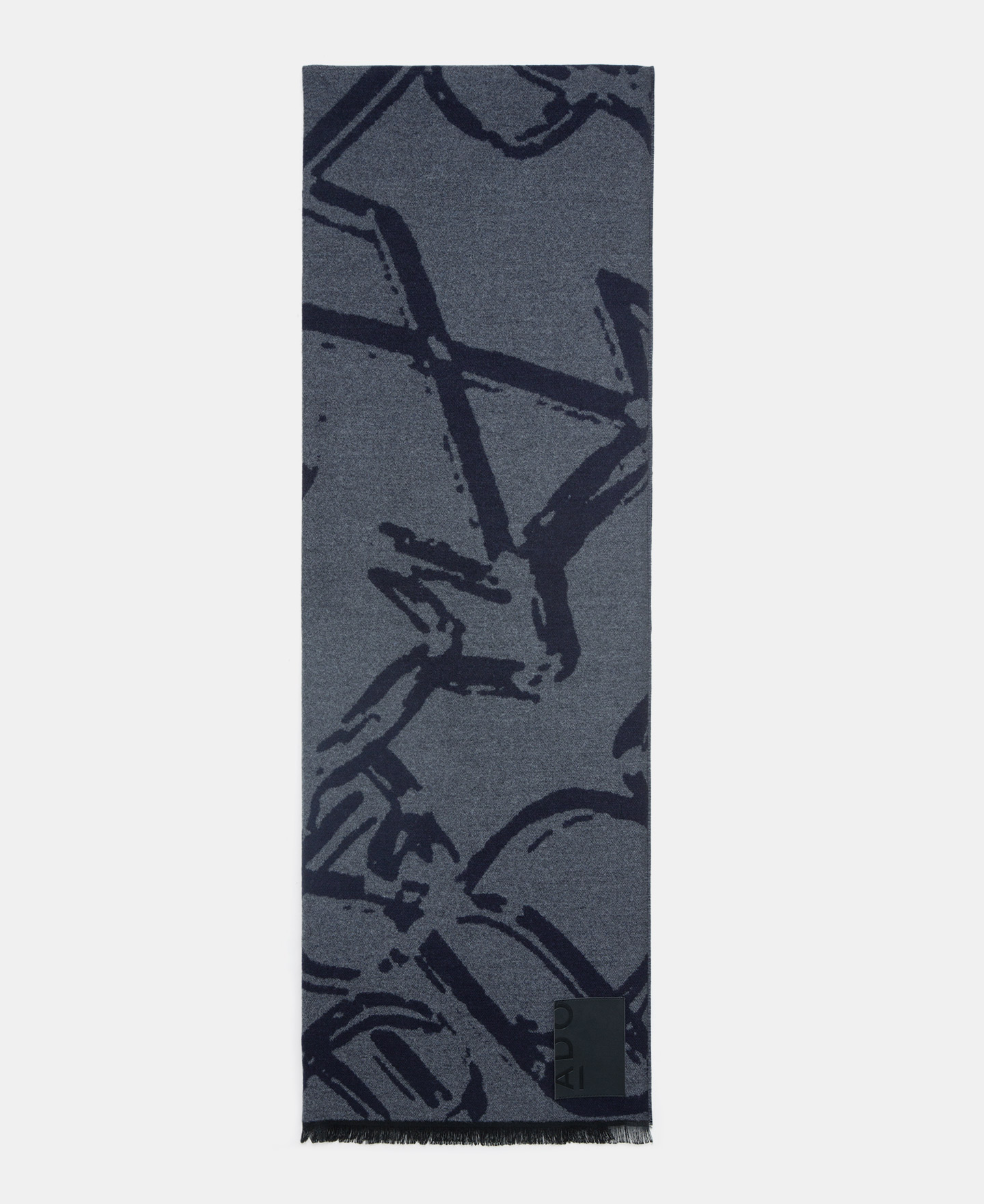 Two-colored logo scarf image number 1