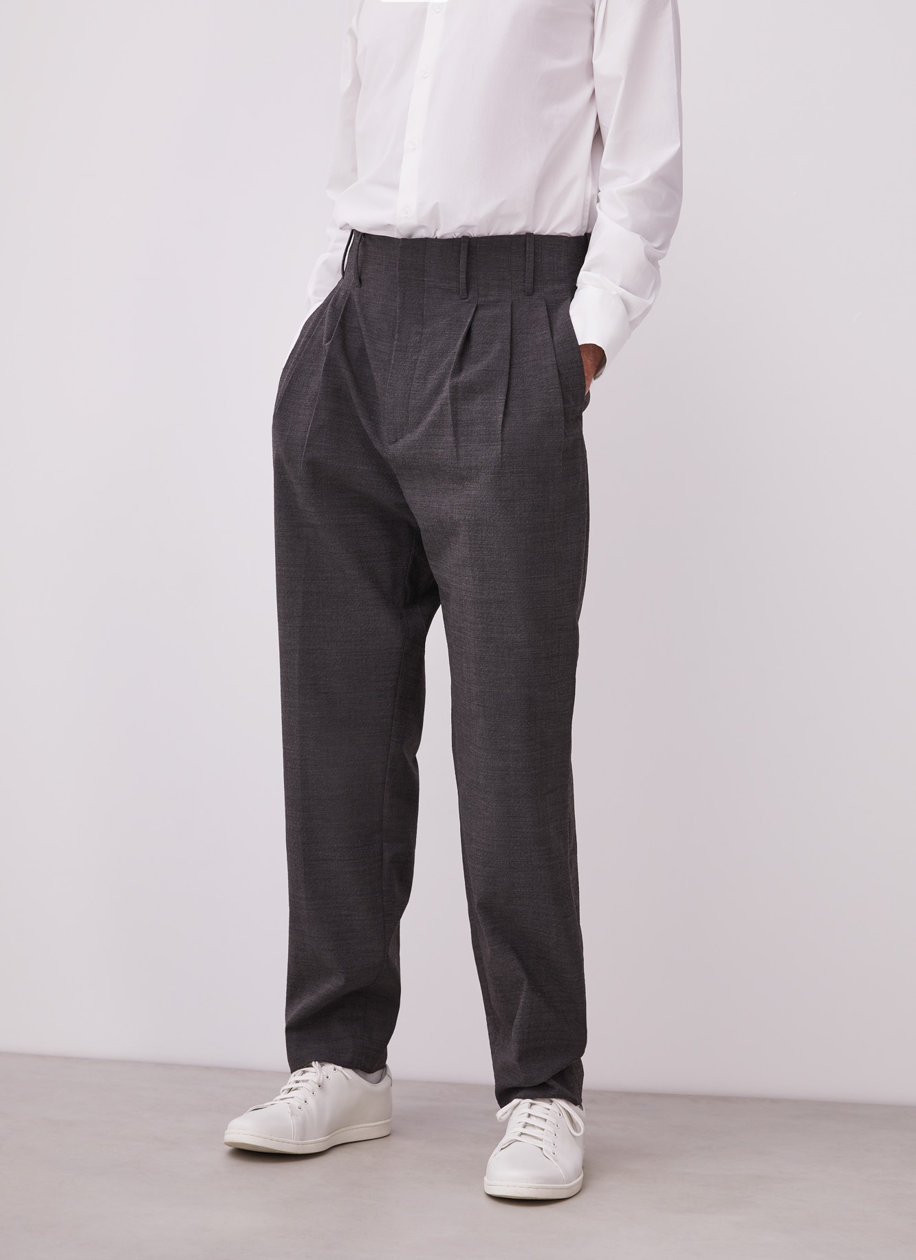 Darted elastic suit trousers image number 0