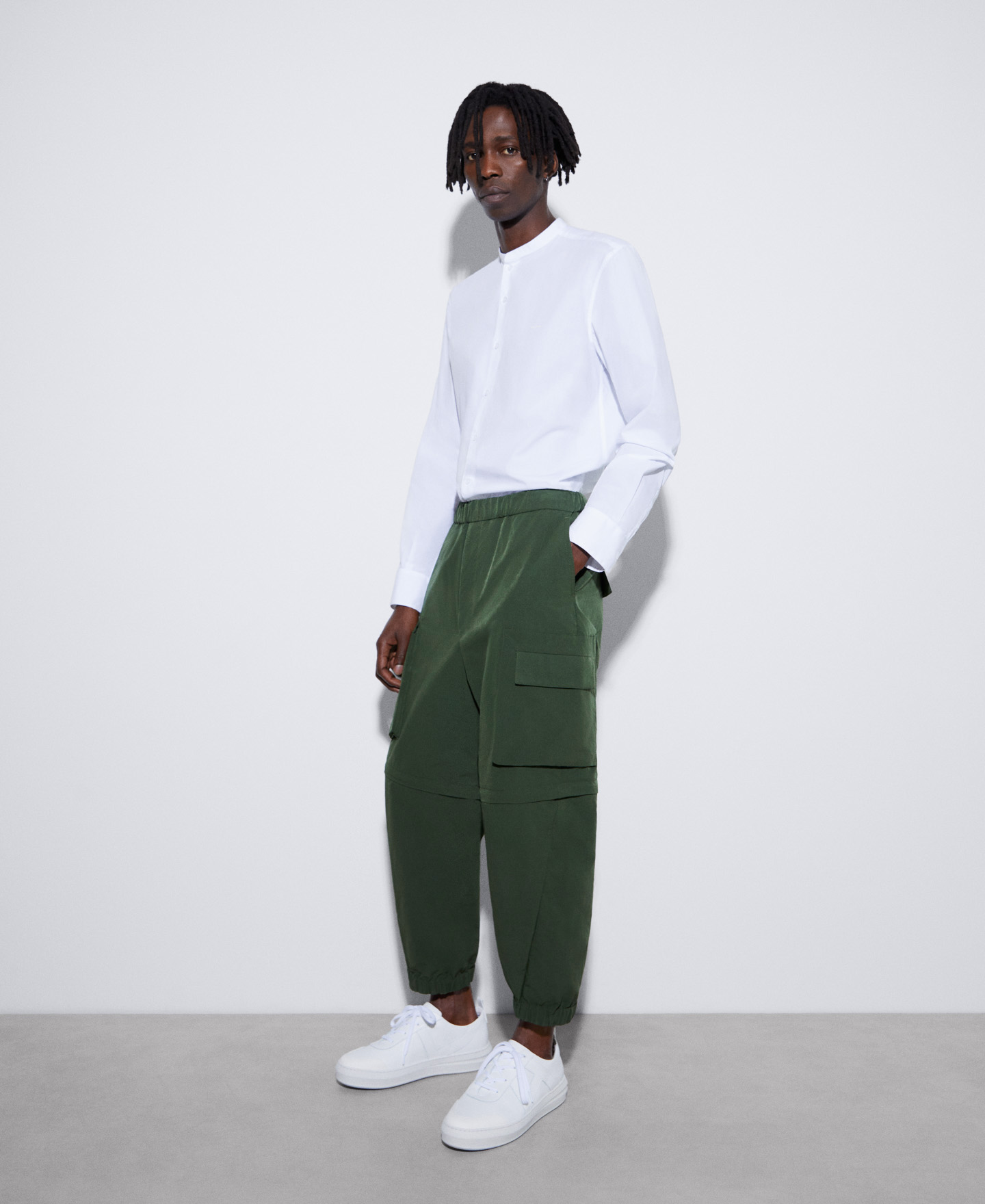 Detachable recycled polyester trousers image number 1