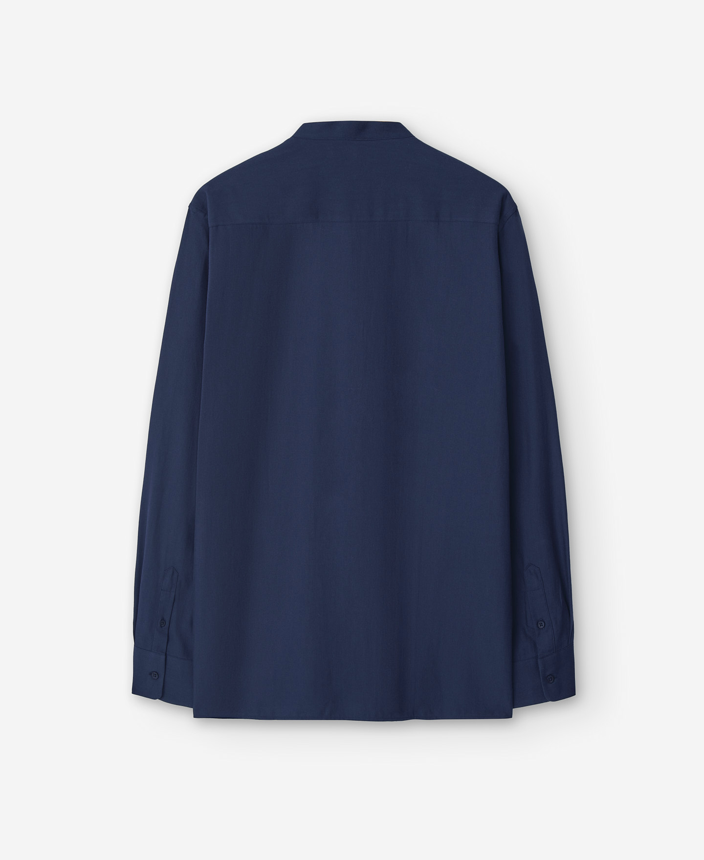 Mandarin collar men's shirt in cotton image number 5