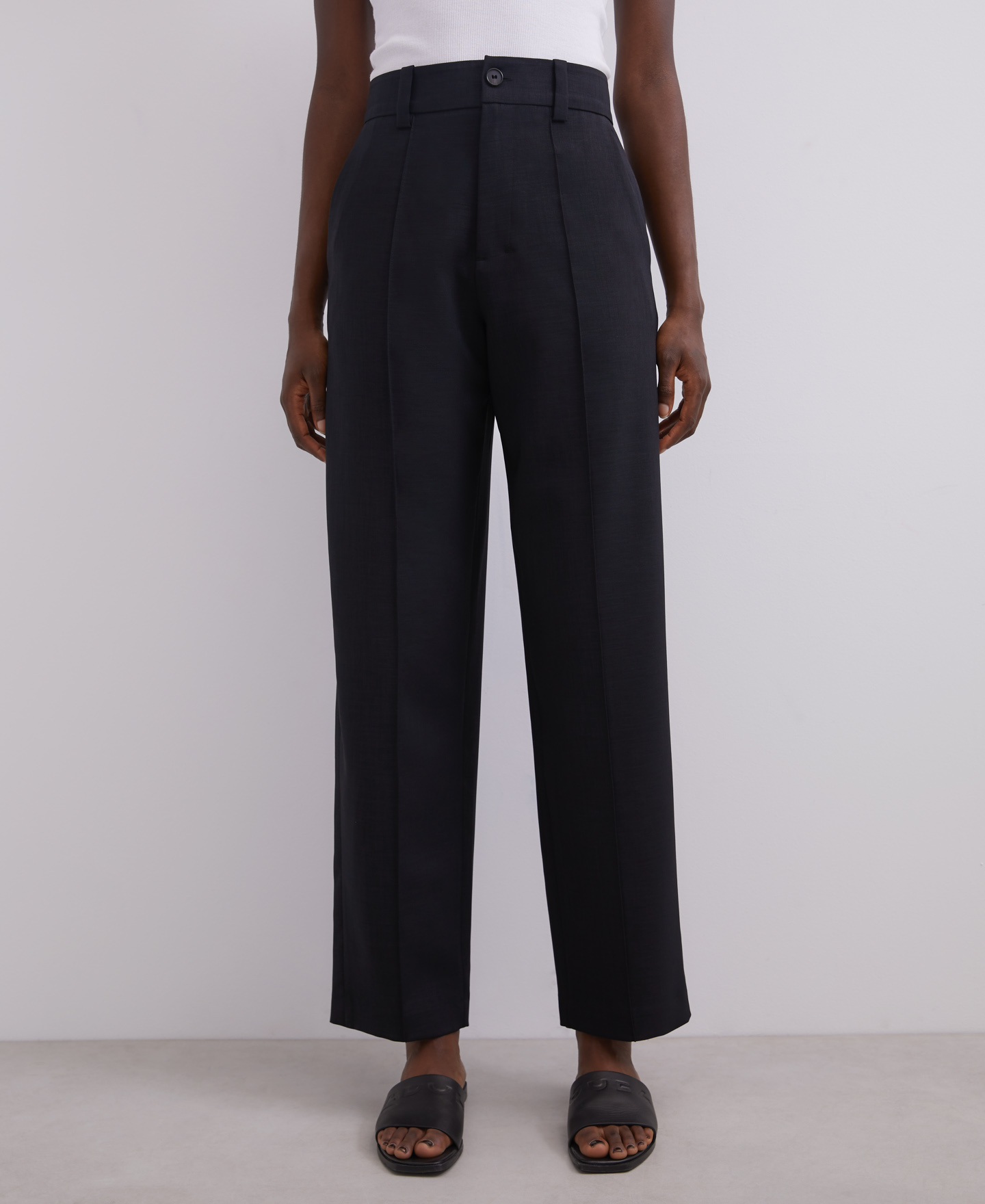 High-waisted tailored trousers image number 0
