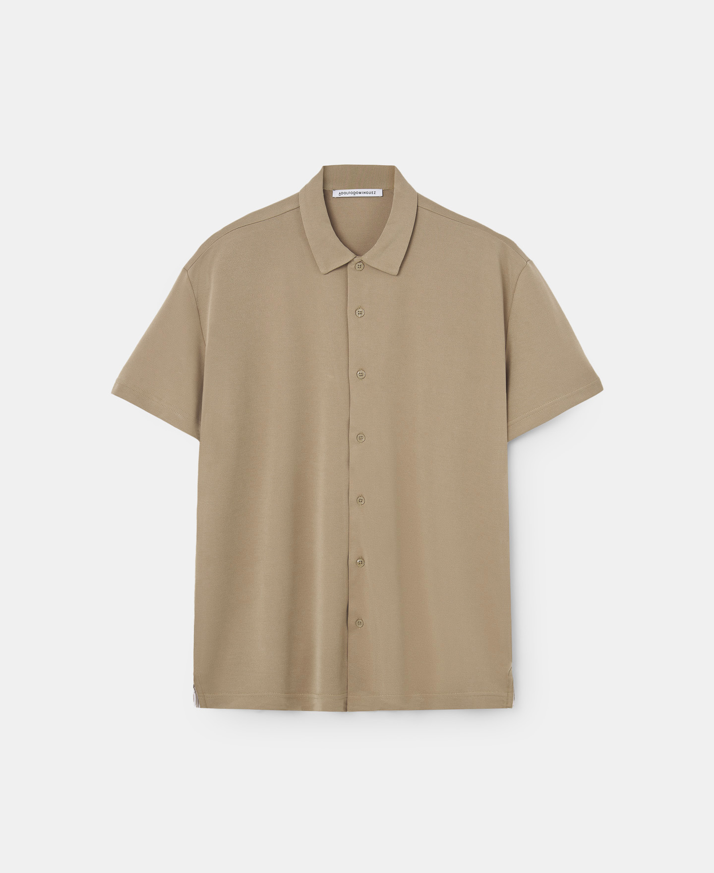 Modal button-down polo shirt image number 4